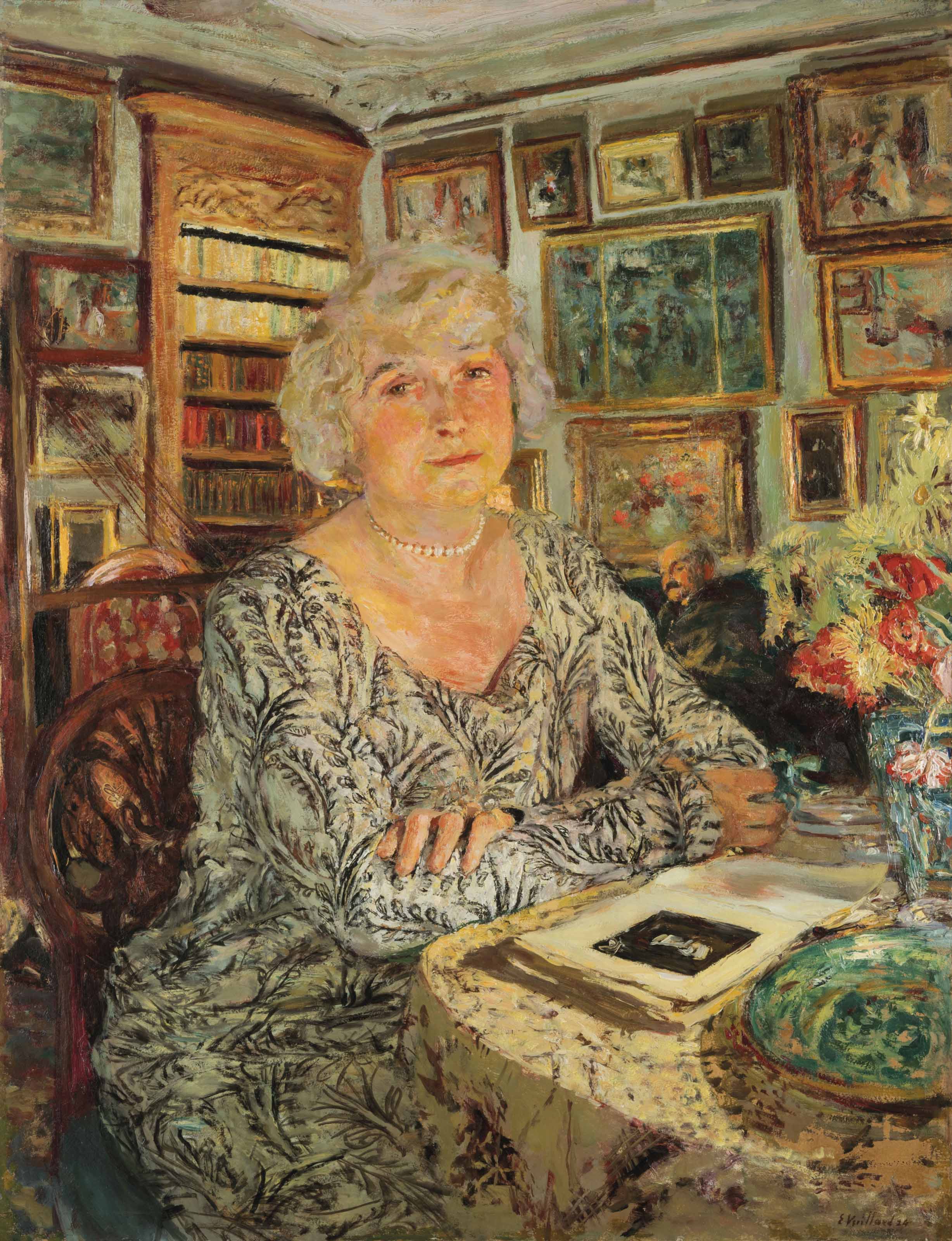 Lucie Hessel by Édouard Vuillard - ca. 1924 - 88 x 67,9 cm private collection