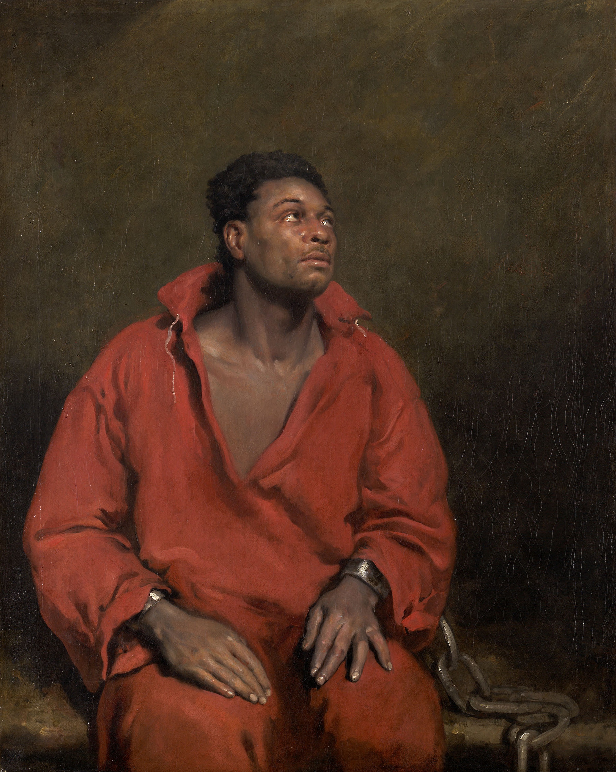 被俘虏的奴隶 by 约翰 · 菲利普 · 辛普森 - 1827 - 127 × 101.5 cm 芝加哥藝術博物館