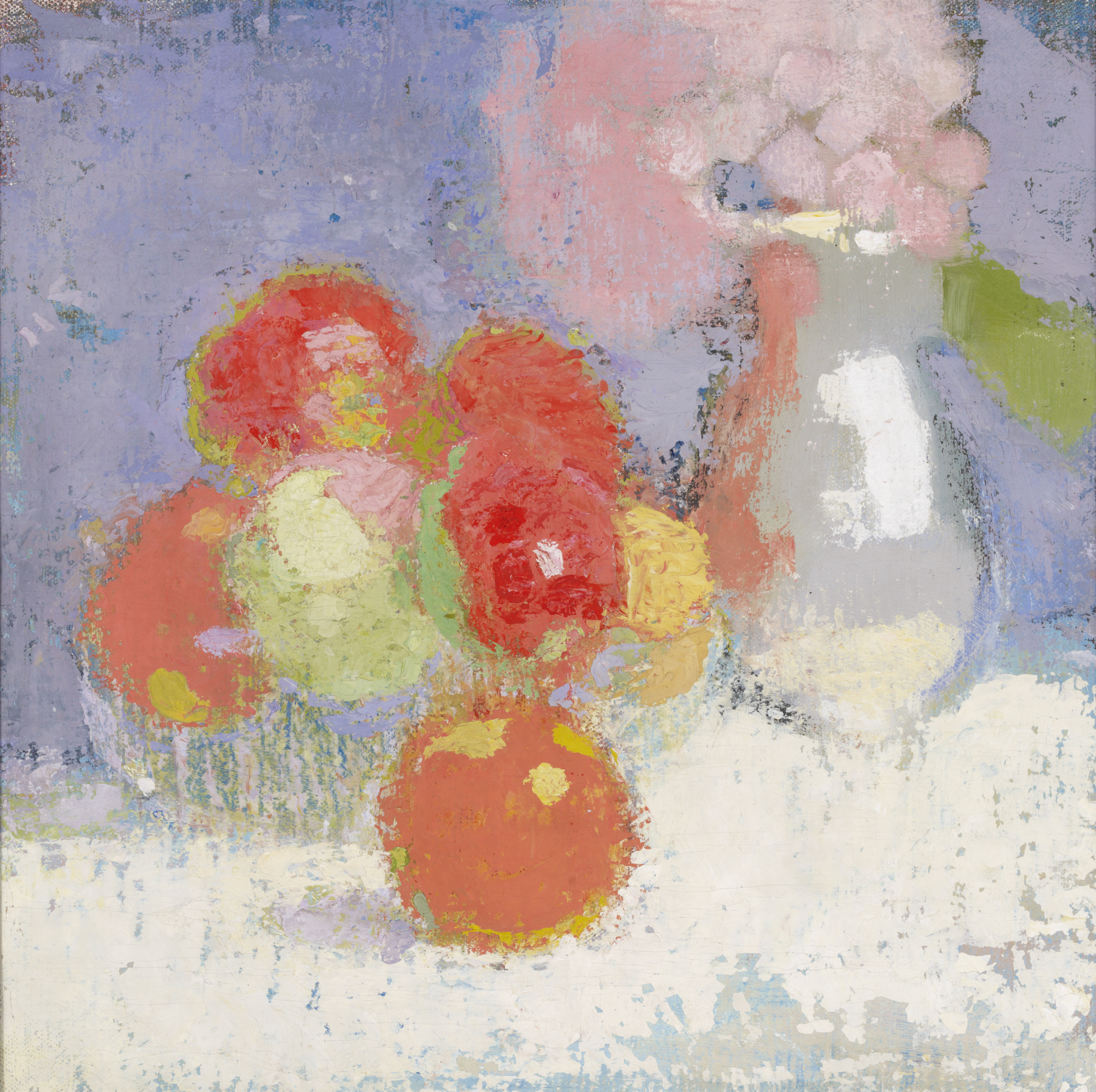 Красные яблоки by Helene Schjerfbeck - 1915 - 40.5 x 40.5 см 