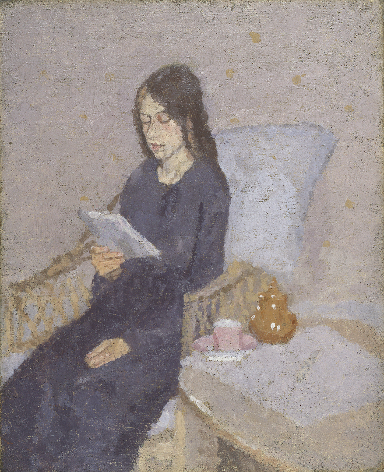 The Letter by Gwen John - 1924 - 41.1 x 33.2 cm Manchester Art Gallery