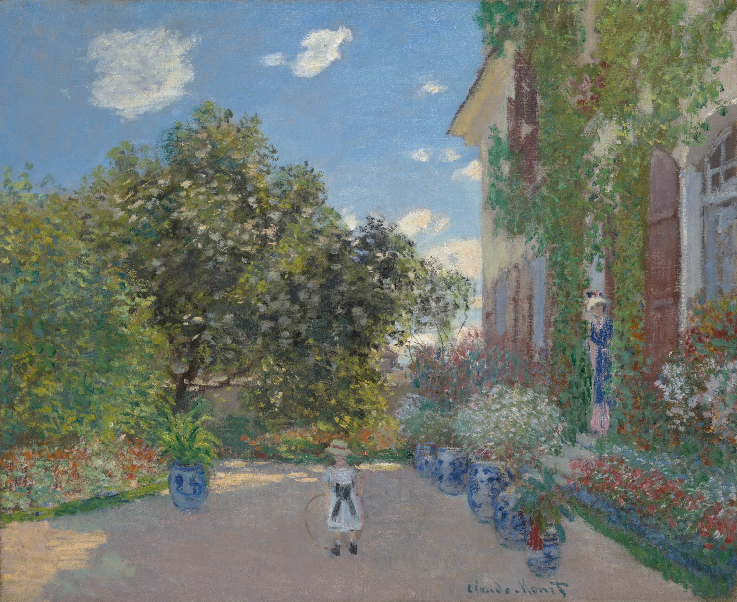 Dům umělce v Argenteuil by Claude Monet - 1873 - 60,2 × 73,3 cm 
