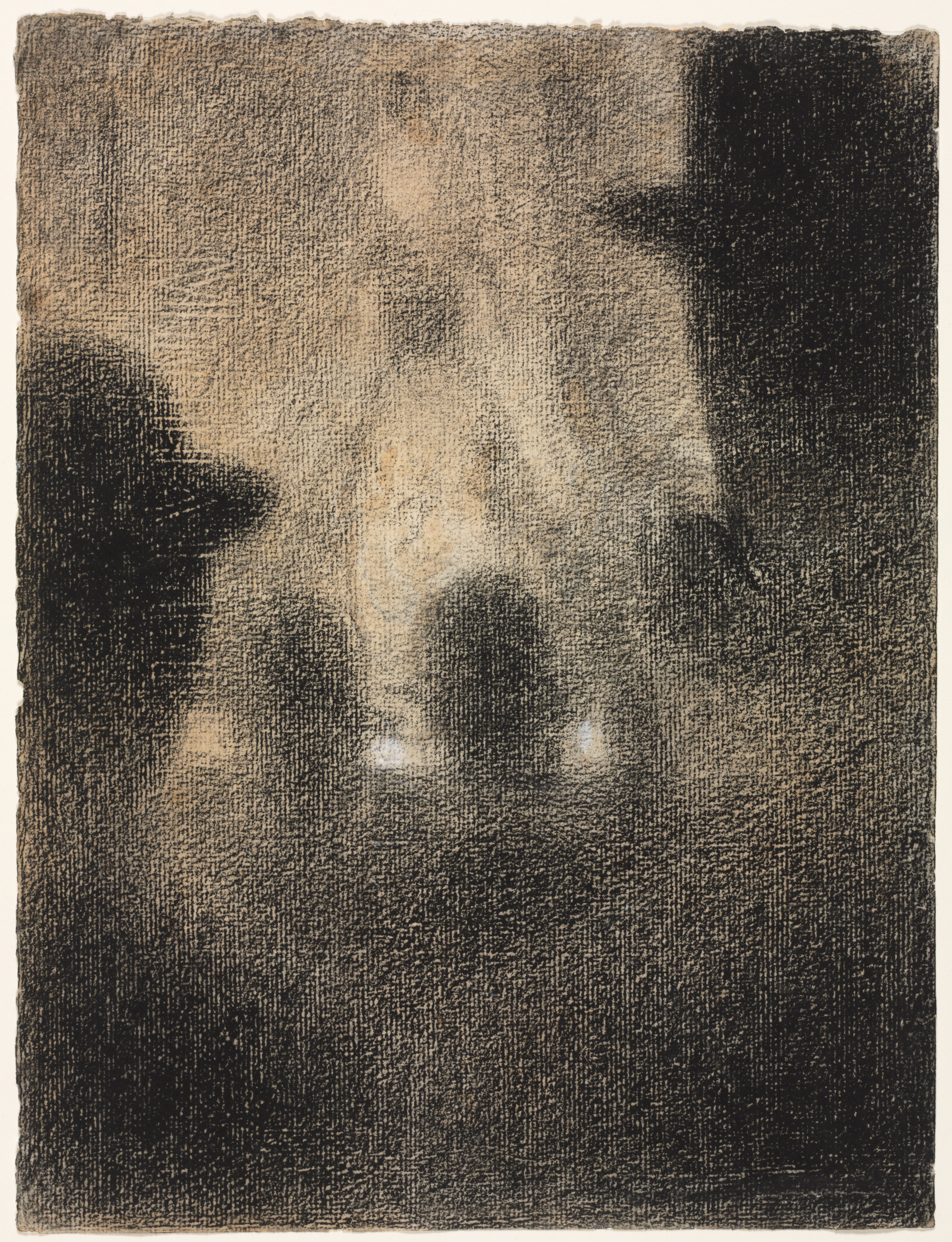 Kávéházi előadás by Georges Seurat - 1887-1888 - 31.4 x 23.6 cm 