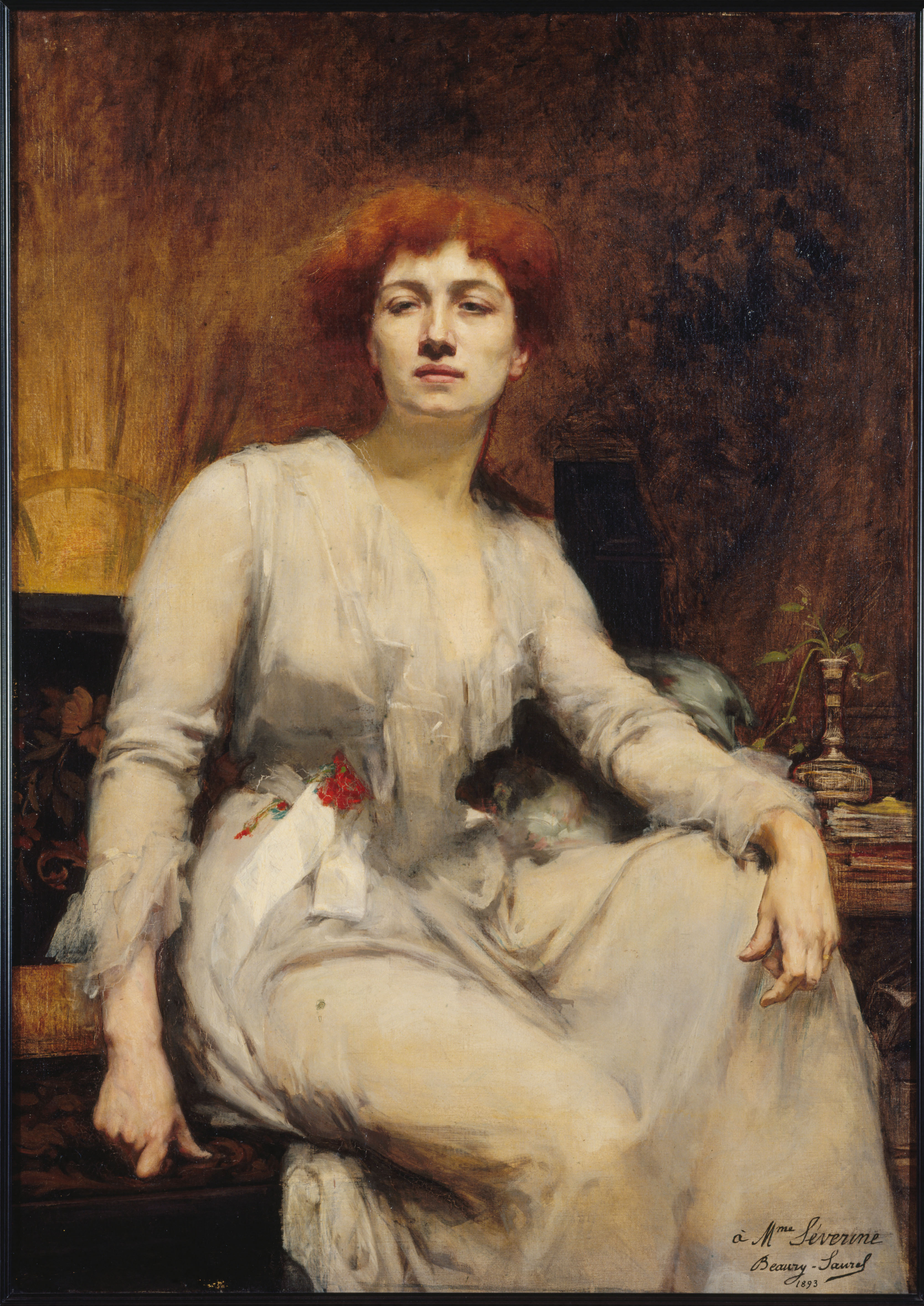 Séverine by Amélie Beaury-Saurel - 1893 - 122,5 x 88 cm 