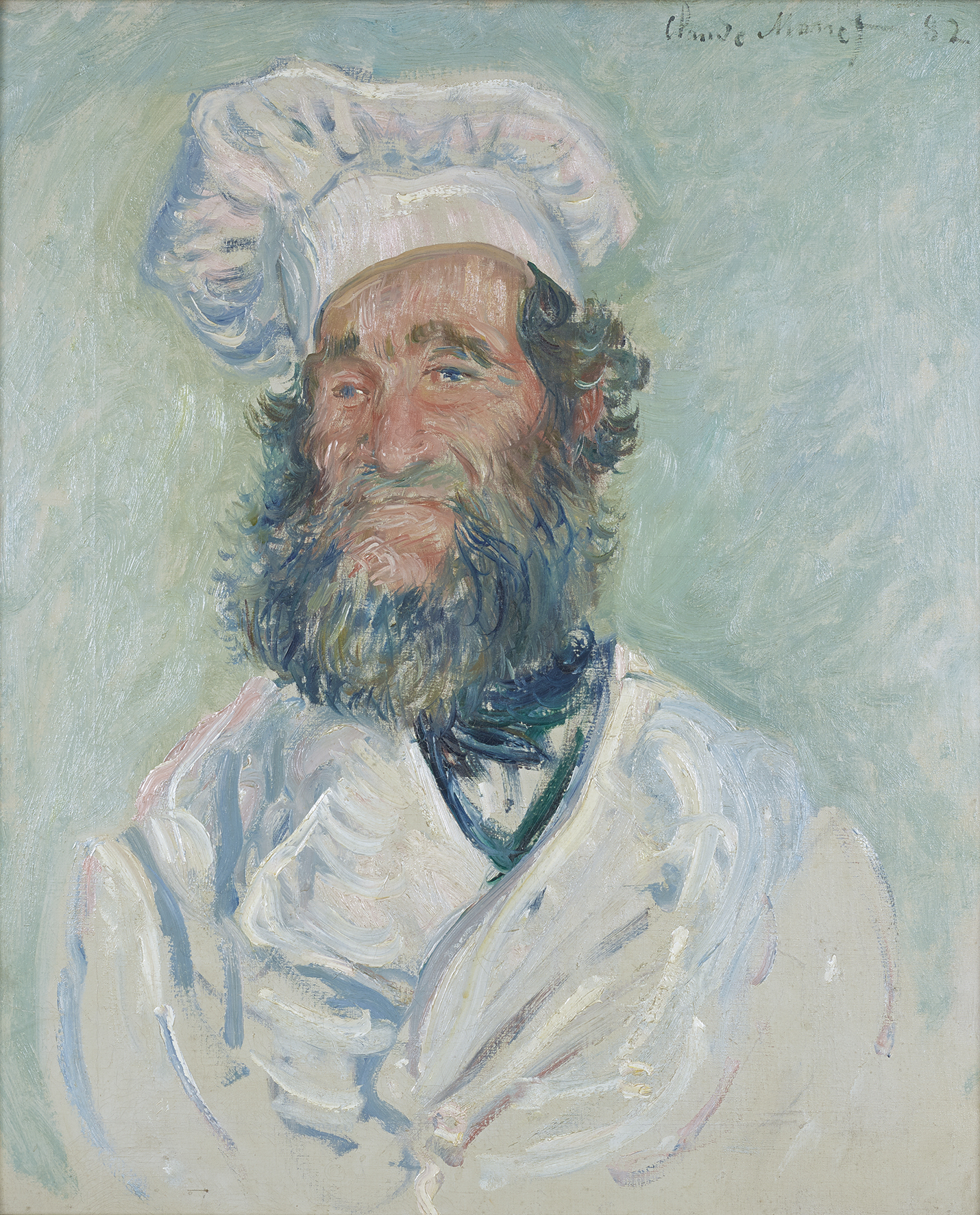 Портрет Папаши Поля by Claude Monet - 1882 - 64.5 cm × 52.1 см 