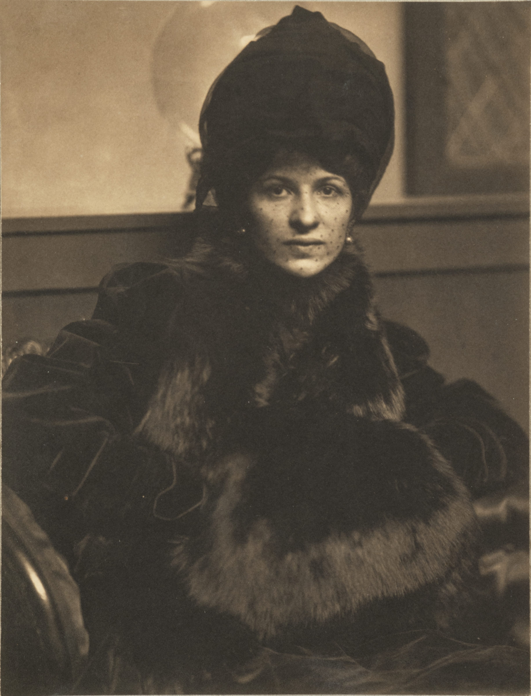 Portrait of Eulabee Dix by Gertrude Käsebier - ca. 1910 - 7 7/8 x 6 in National Museum of Women in the Arts