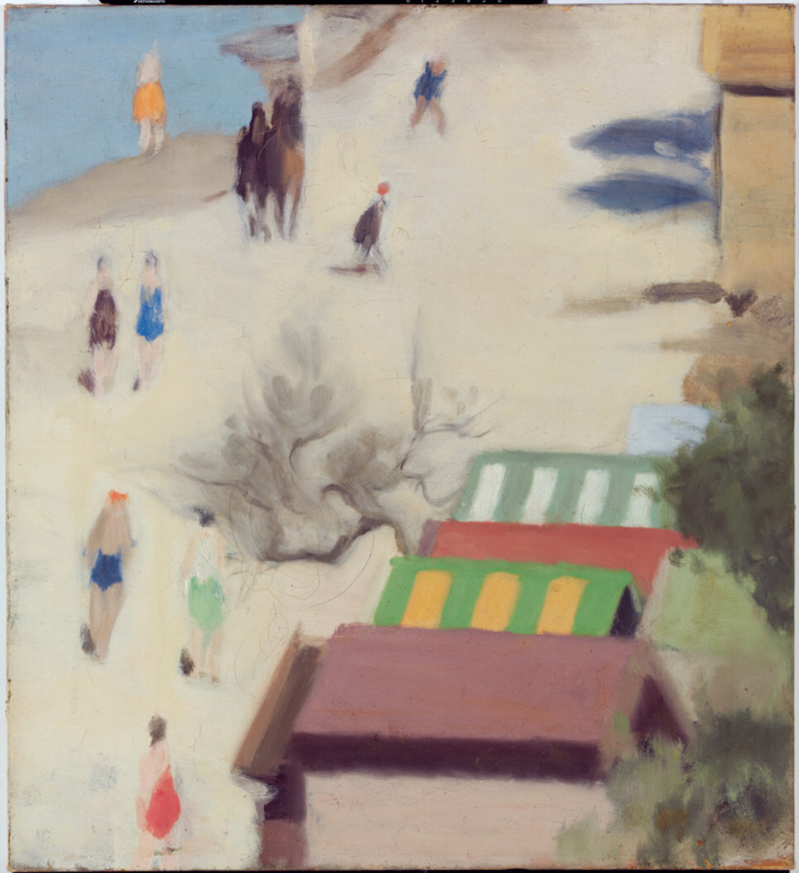 La playa de Sandringham by Clarice Beckett - c. 1933 - 50,9 x 55,8 cm Galería Nacional de Australia