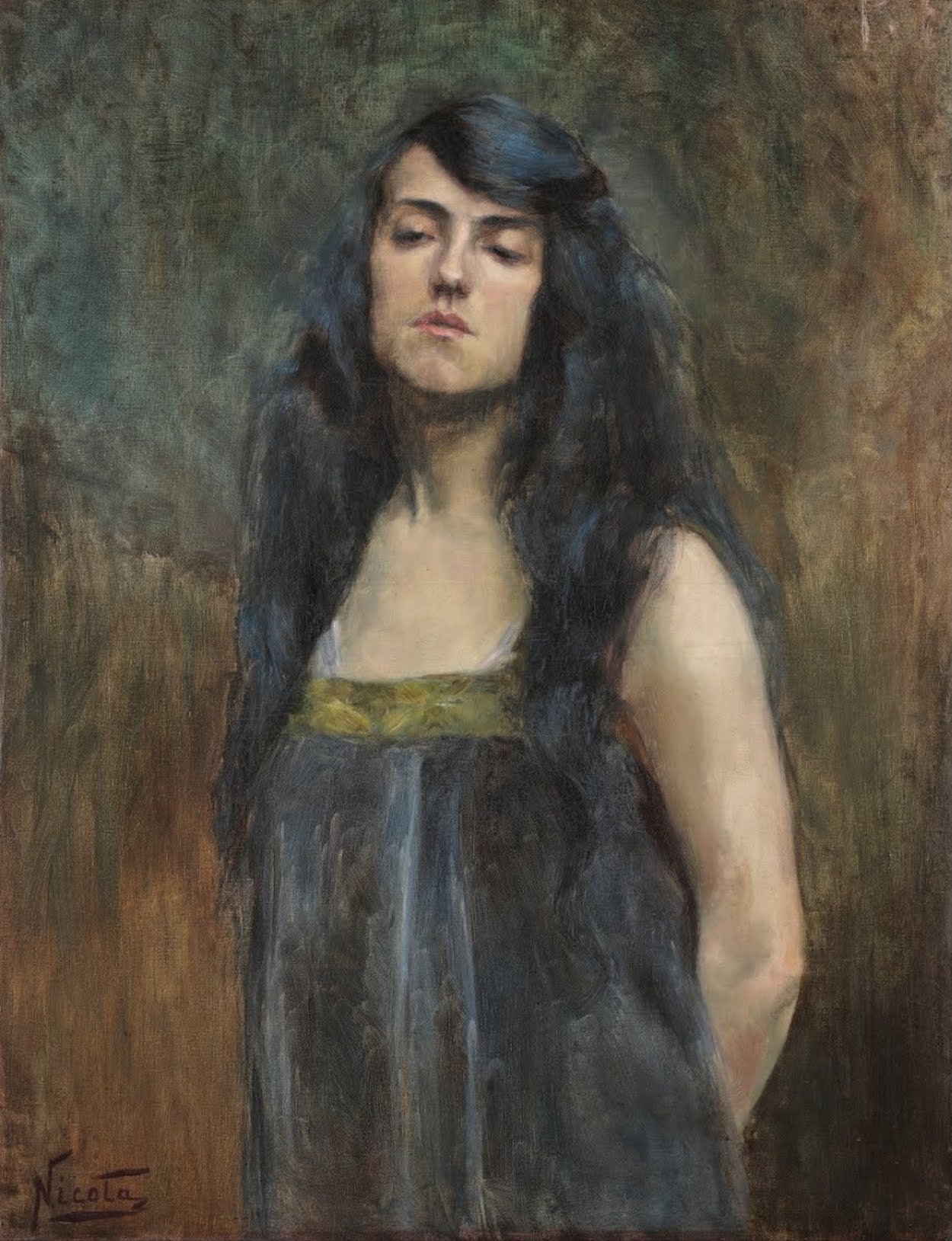Verwundetes Herz by Nicota Bayeux - 1913 - 87 x 67 cm Pinacoteca de São Paulo