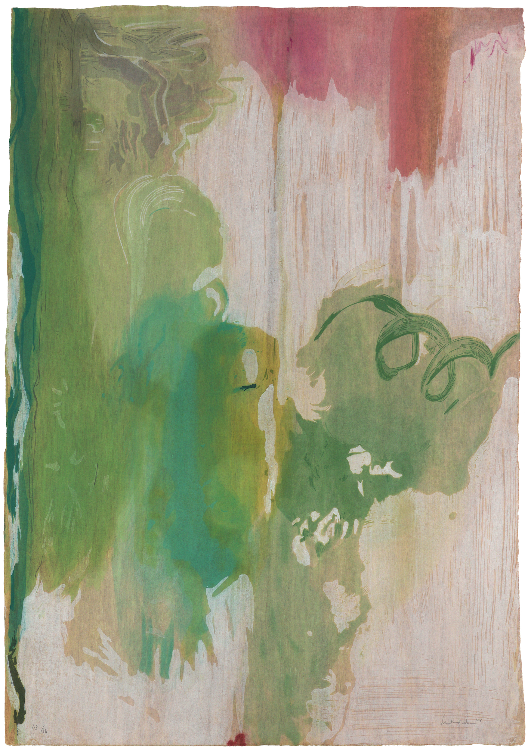 Pins des neiges by Helen Frankenthaler - 2004 - 95.3 x 66 cm Dulwich Picture Gallery