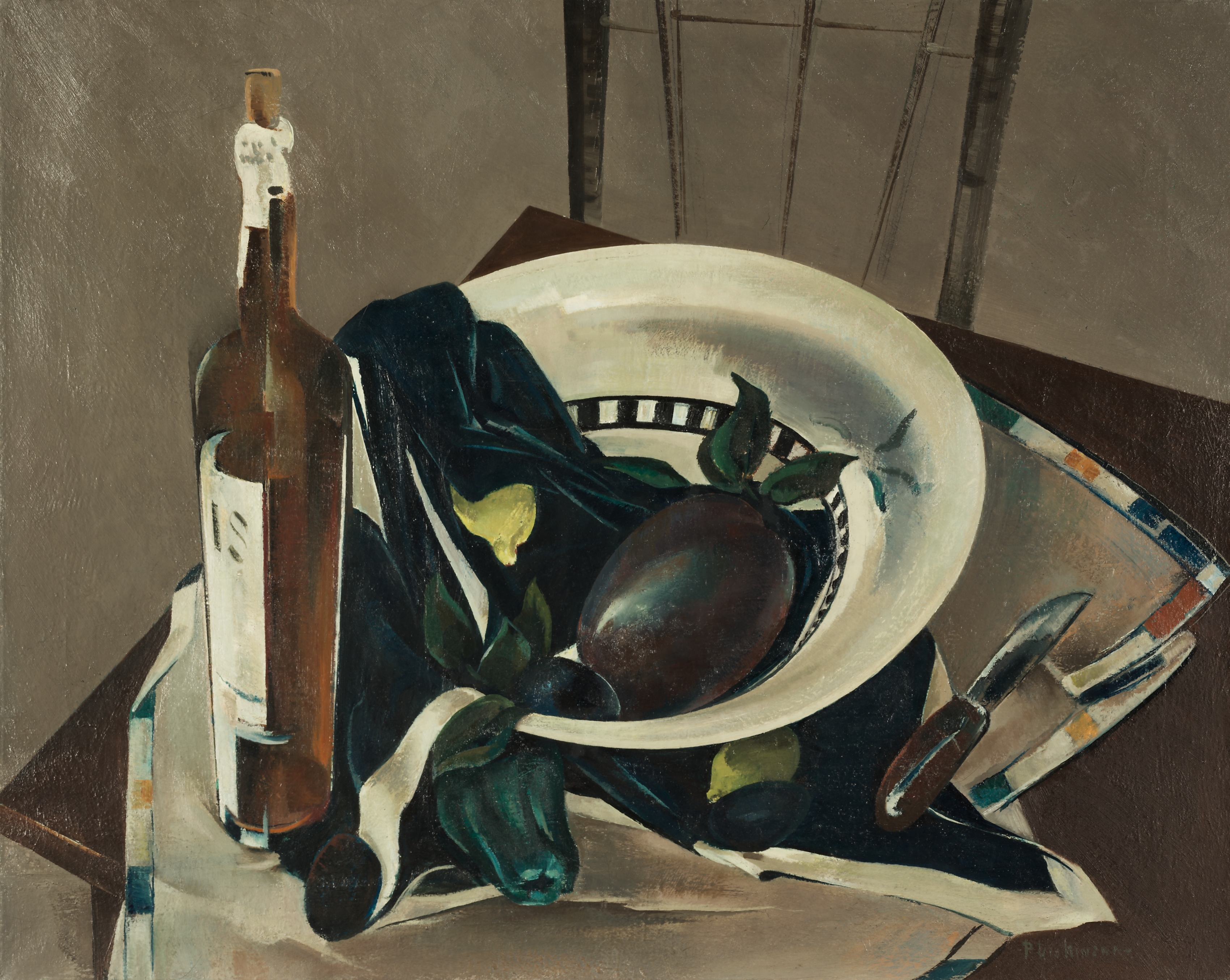 Still Life by Preston Dickinson - 1924 - 75.5 x 91 cm Cleveland Museum of Art