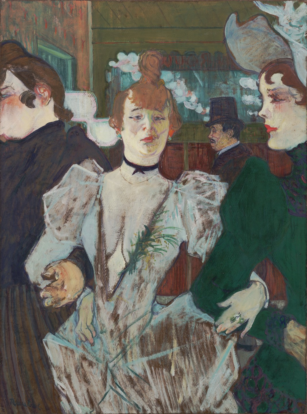 Η Λα Γκουλύ στο Μουλέν Ρουζ by Ανρ Ντε Τουλούζ-Λωτρέκ - 1891-92 - 79,4 x 59,0 εκ. 