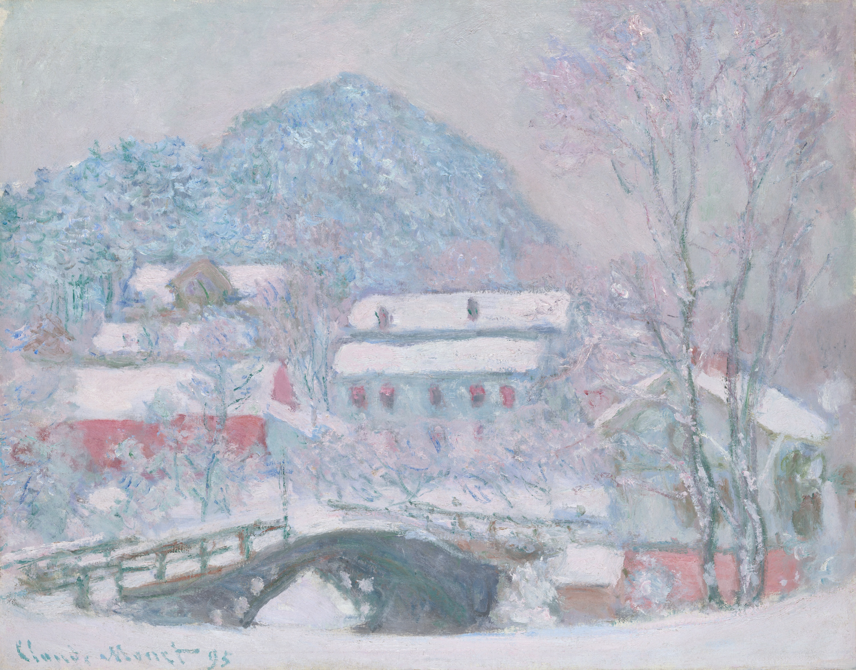 Саннвика, Норвегия (Sandvika, Norway) by Claude Monet - 1895 - 73.4 × 92.5 см 