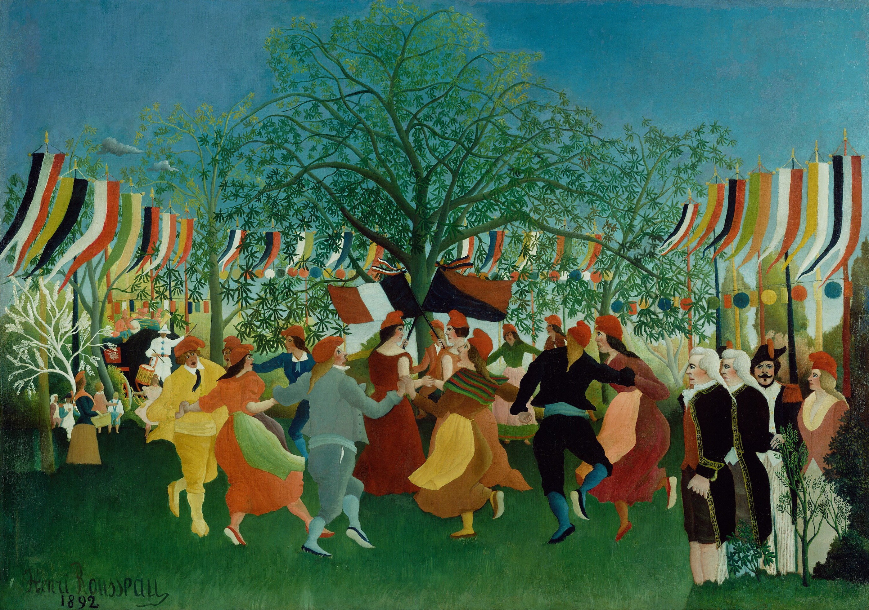 Stoleté výročí nezávistlosti by Henri Rousseau - 1892 - 111,8 × 158,1 cm 