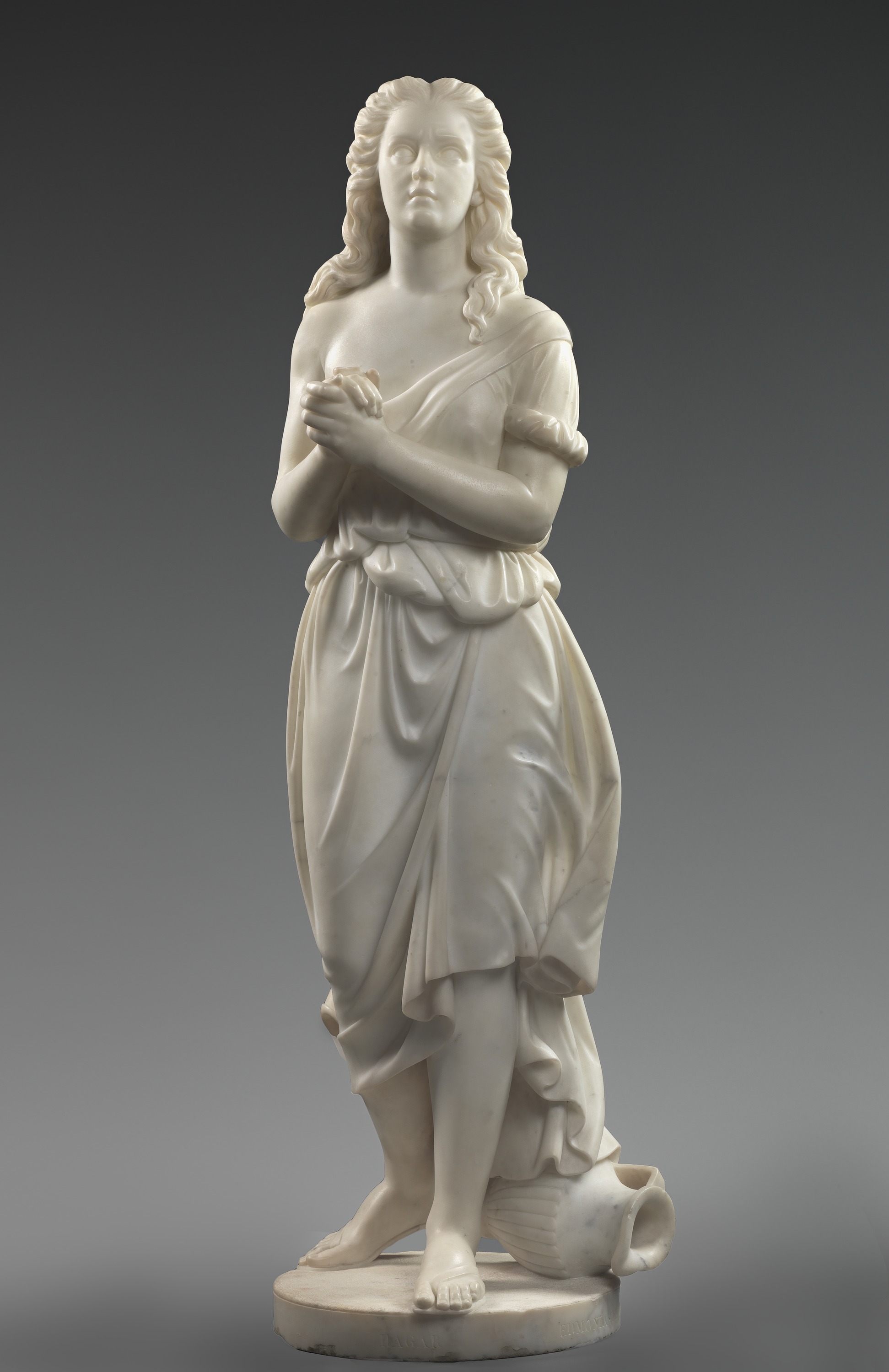 Hagar by Edmonia Lewis - 1875 - 133.6 x 38.8 x 43.4 cm. Smithsonian American Art Museum