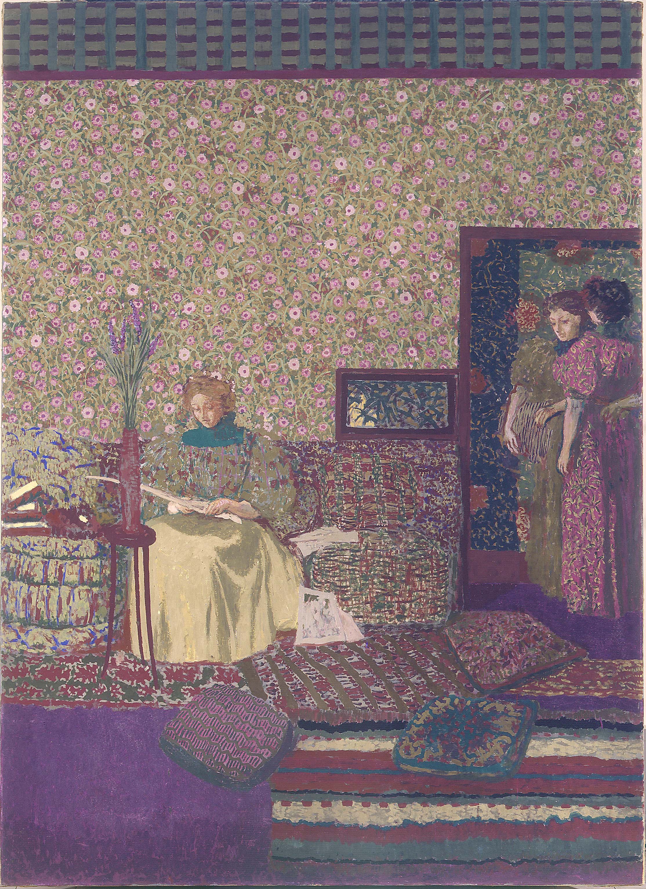 室内人像 by 爱德华 维拉德 - 1896 - 212.5 x 154.5 cm 