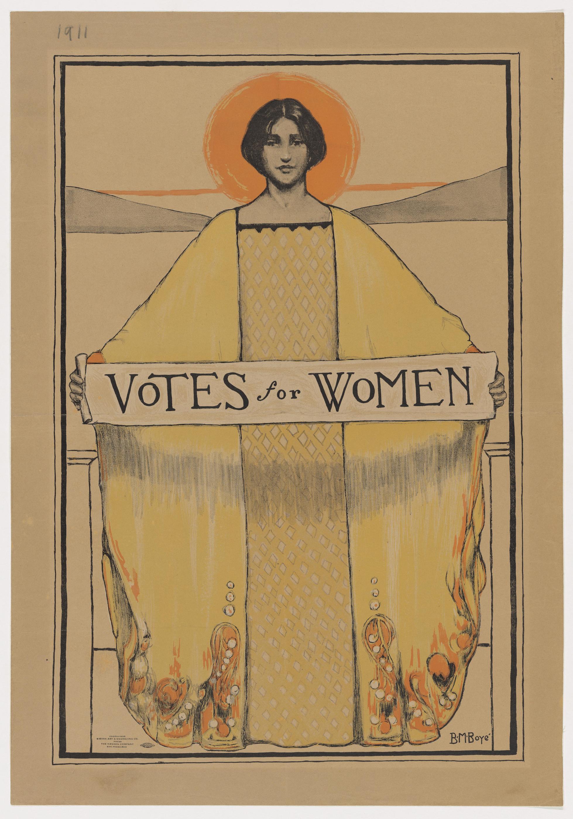Kadınlara Oy (orig. "Votes for Women")" by Bertha Margaret Boye - 1913 