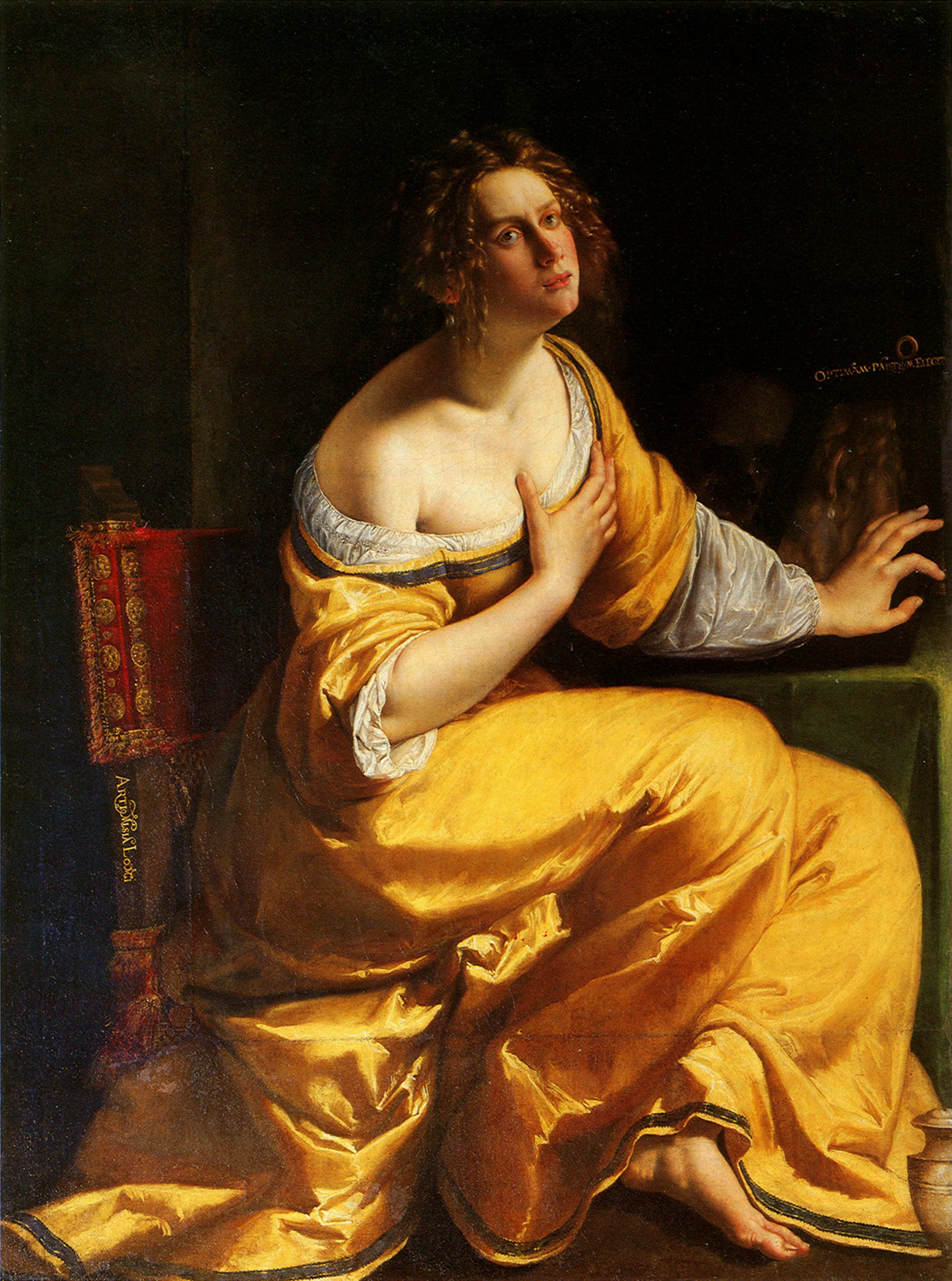Μαρία Μαγδαληνή by Αρτεμίζια Τζεντιλέσκι - c. 1620 - 146.5 x 108 εκ. 
