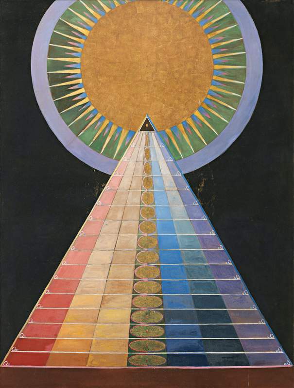グループ X, 祭壇画 No. 1 by Hilma af Klint via DailyArt mobile app