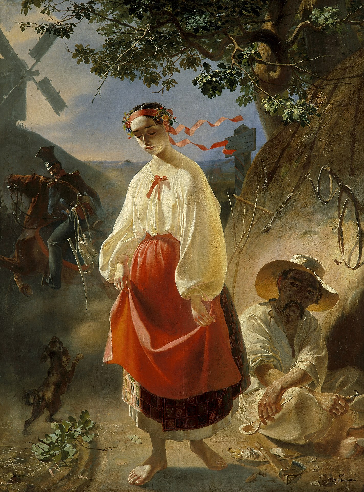 Katerina by Taras Shevchenko - 1840 - 93 × 72.3 cm Taras Schevchenko National Museum