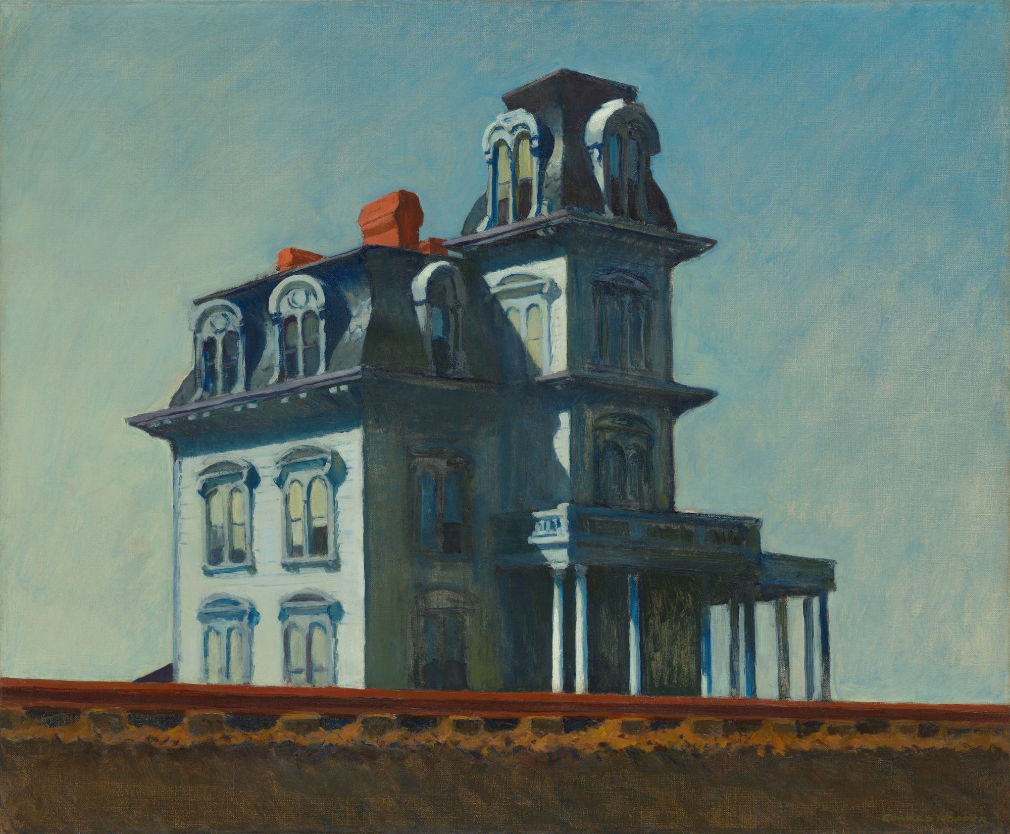 House by the Railroad by Edward Hopper - 1925 - 61 x 73.7 cm Museum of Modern Art