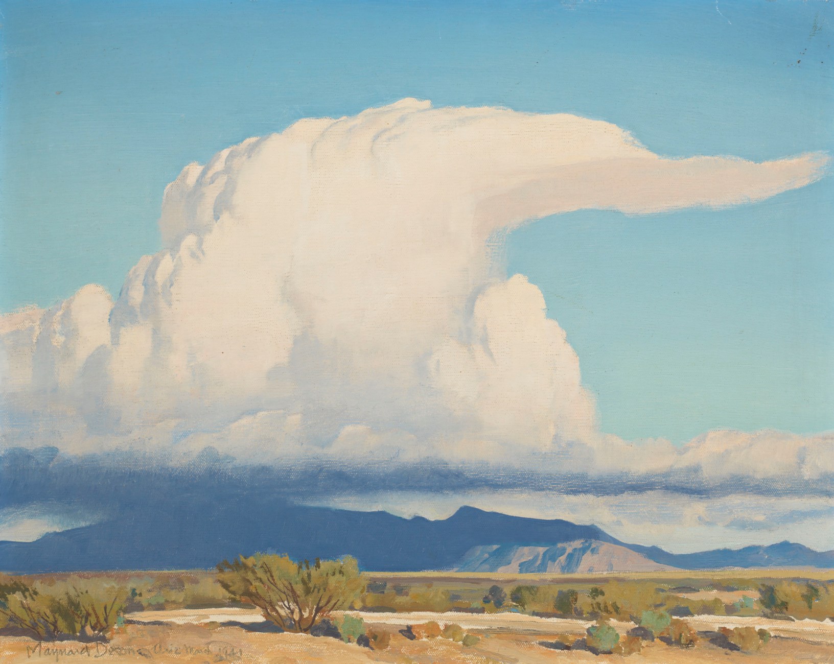बादल by Maynard Dixon - १९४१ - ४०.६ x ५०.८ सेमी 
