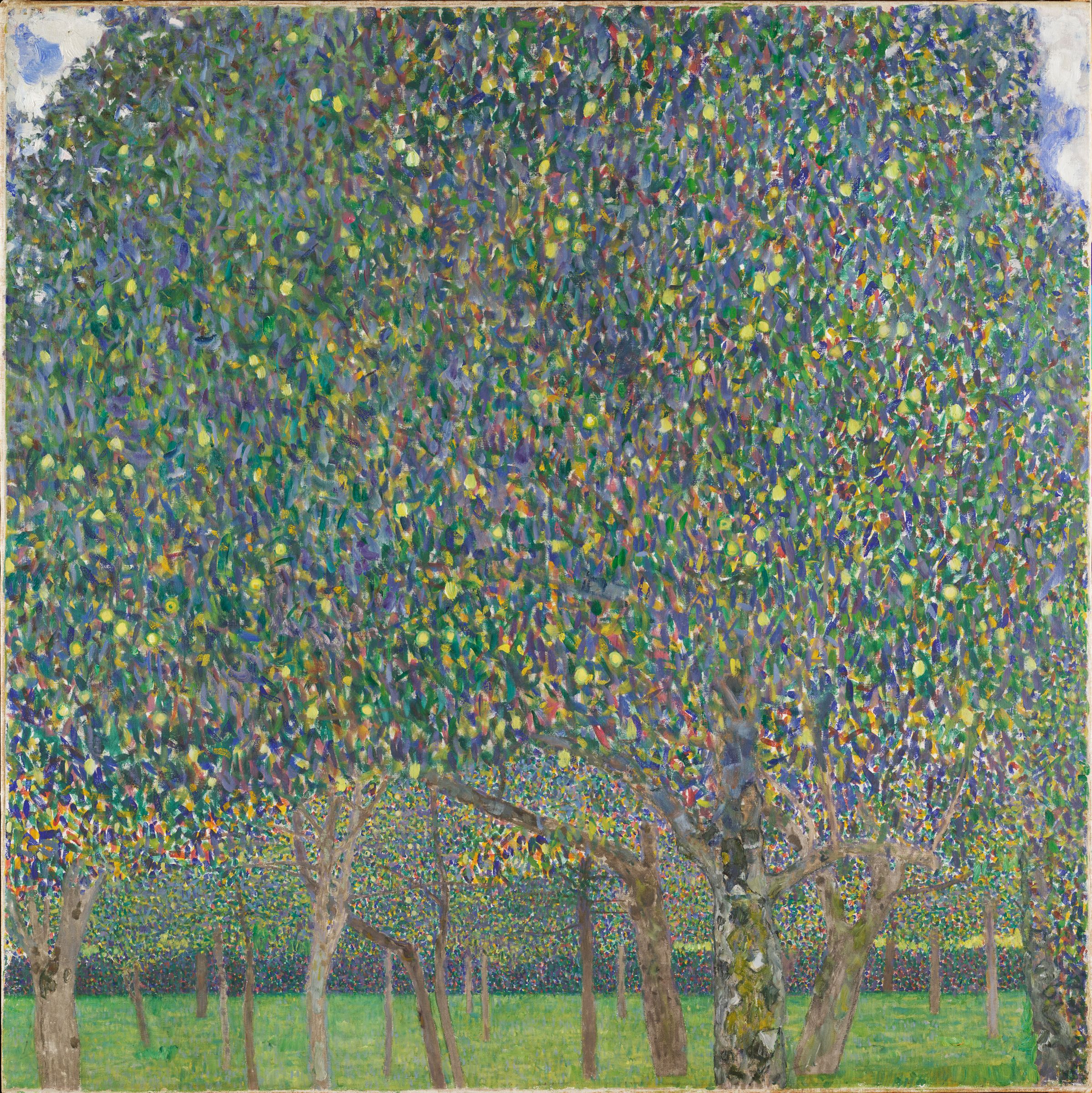 नाशपाती का पेड़ by गुस्ताव क्लिम्ट - १९०३ (कलाकार ने १९०३/१९१८ फिर से काम किया) - १०१ x १०१ सेमी 