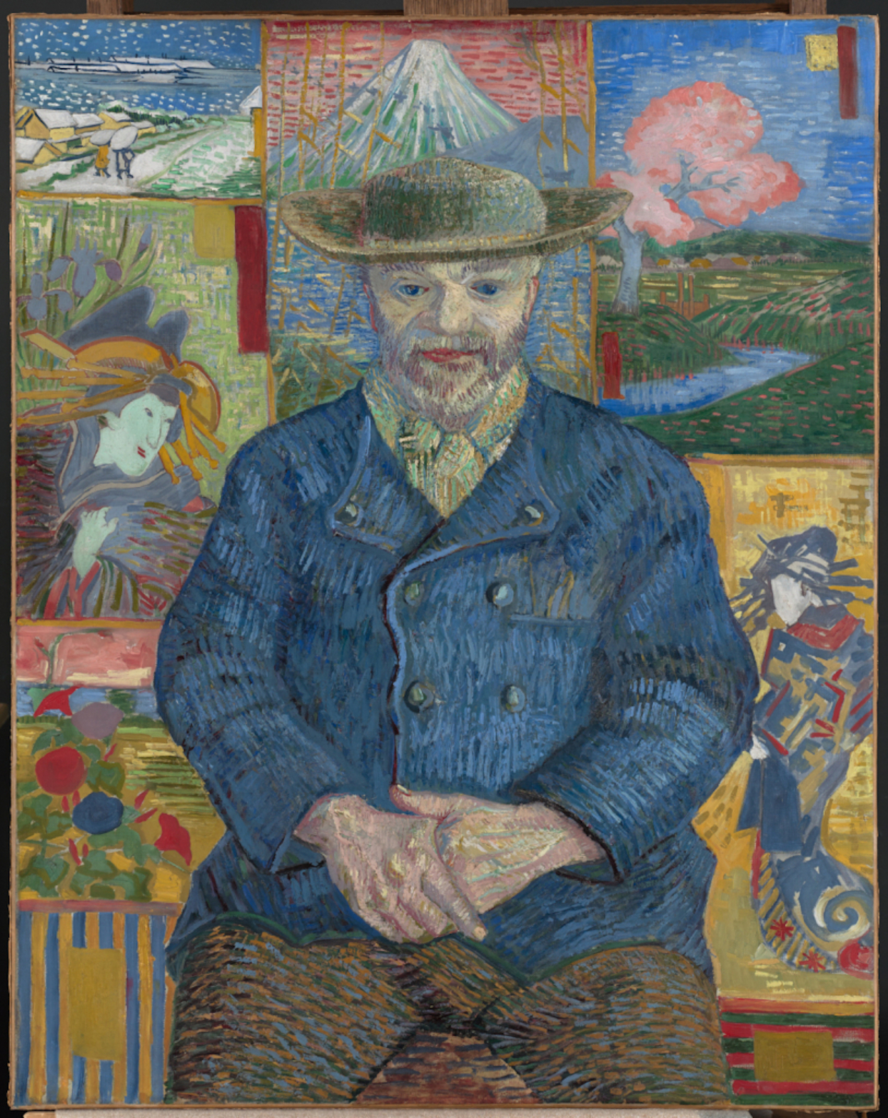 탕기 영감의 초상(Portrait of Père Tanguy) by 빈센트 반 고흐 - 1887 - 116.3 cm x 98 cm 