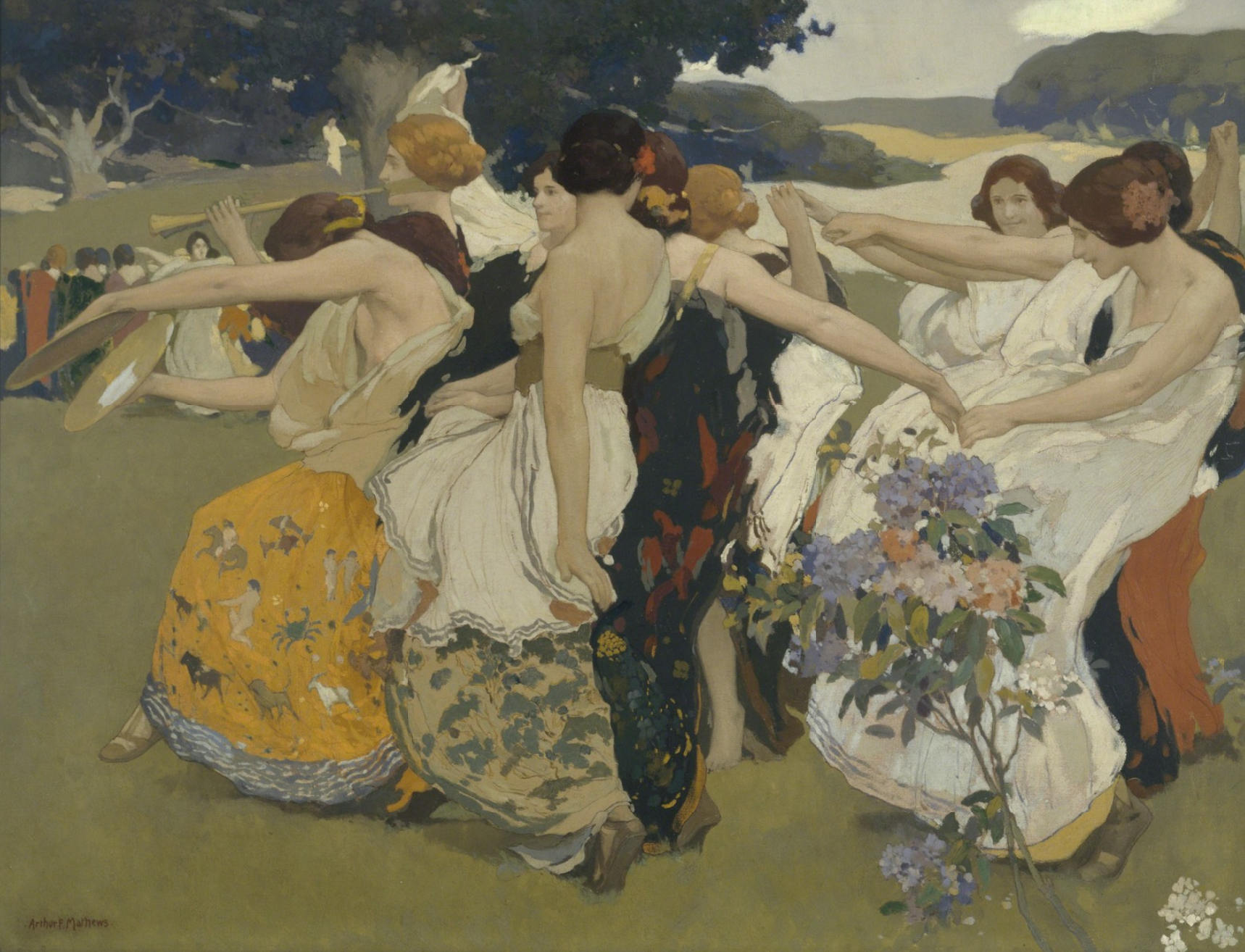 Giovinezza by Arthur F. Mathews - 1917 circa 