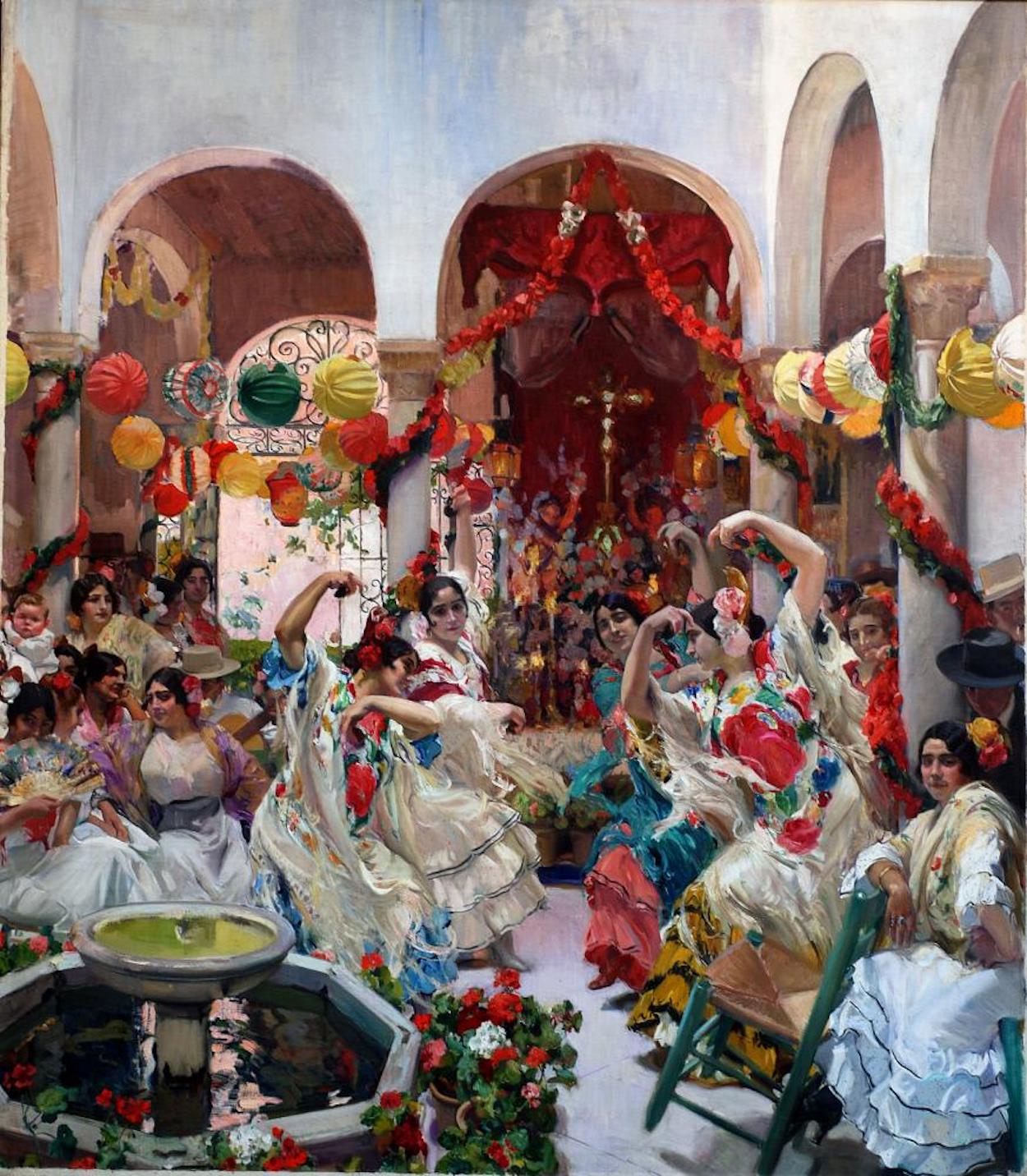 Seville. The Dance by Joaquín Sorolla - 1913–19 - 351 x 302.5 cm Hispanic Society Museum & Library