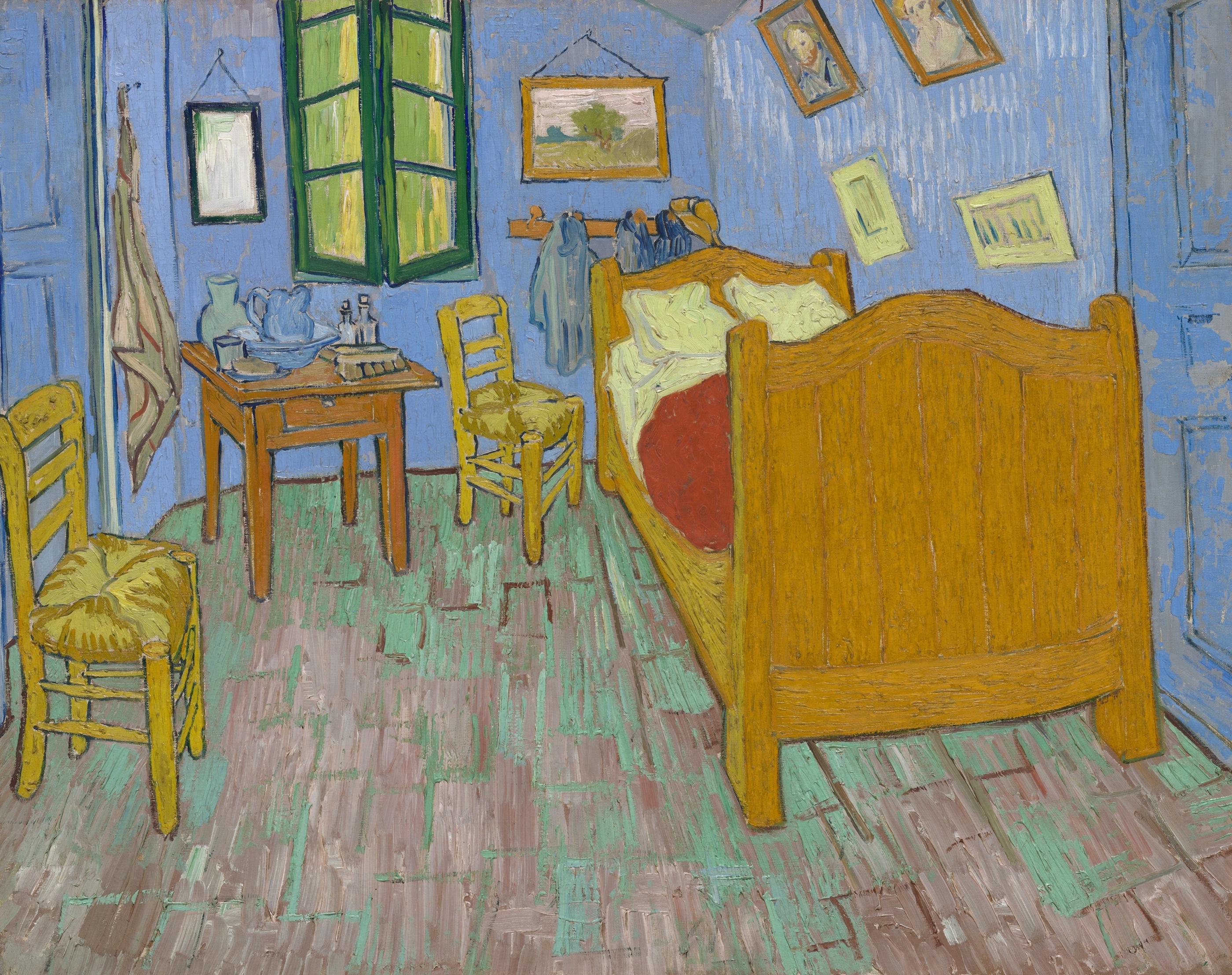 Спальня (The Bedroom) by Винсе́нт Виллем Ван Гог - 1889 г. - 73,6 × 92,3 см 