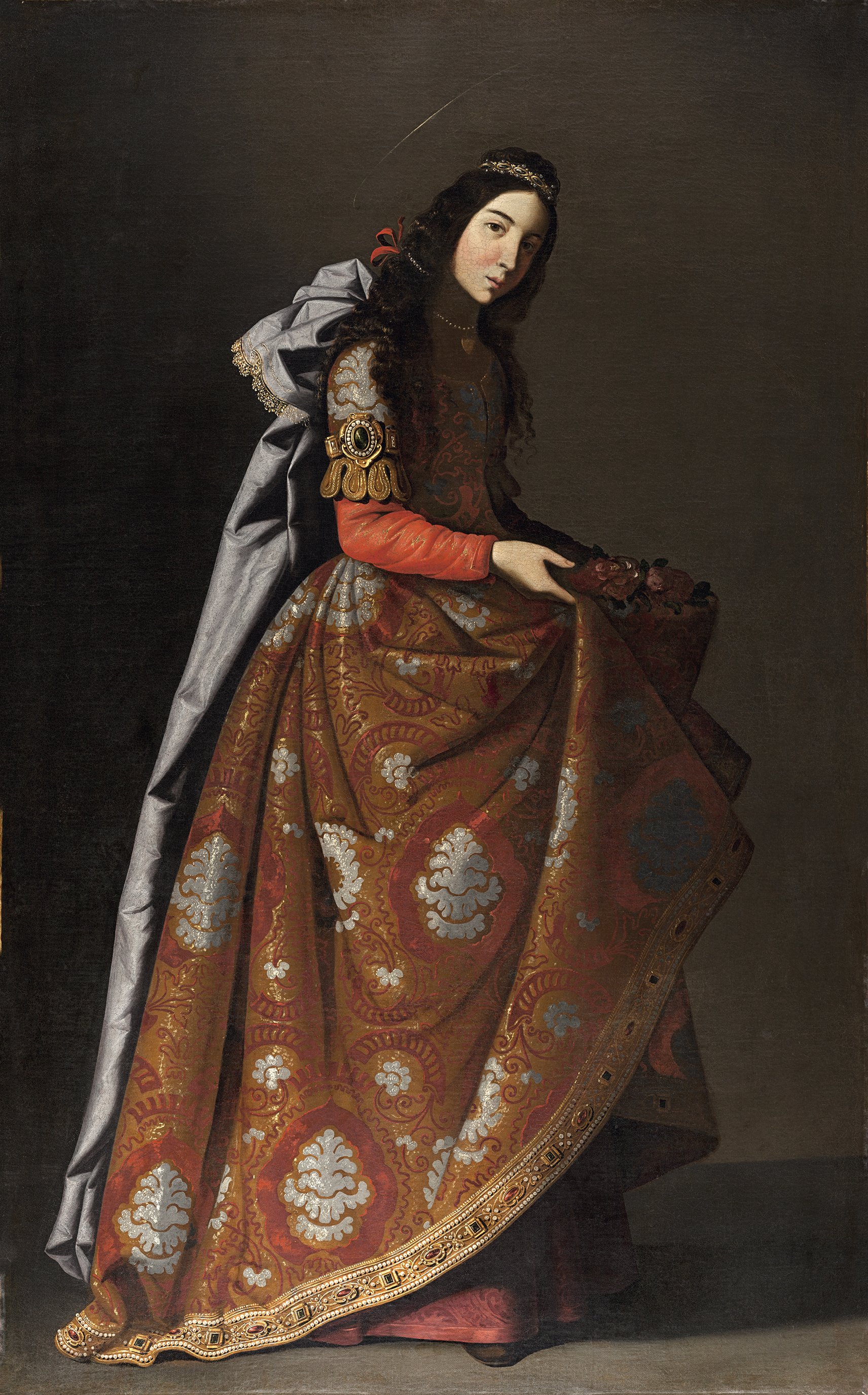 Święta Kasylda z Toledo by Francisco de Zurbarán - ok. 1630-1635 - 171 x 107 cm 
