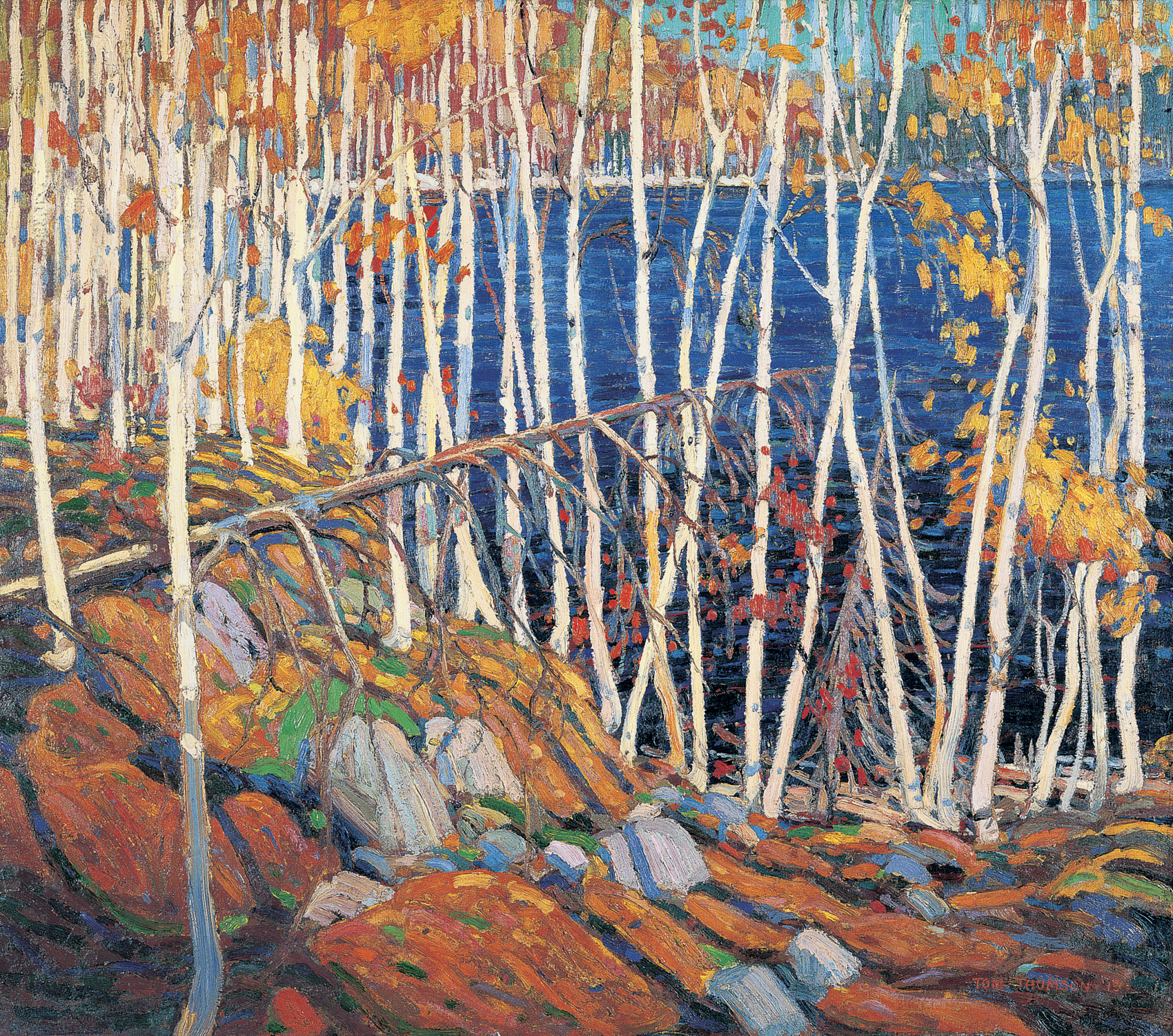 Na severu země by Tom Thomson - 1915 - 101,7 x 114,5 cm 