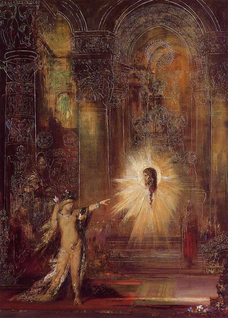La Aparición by Gustave Moreau - 1875 Musée d'Orsay