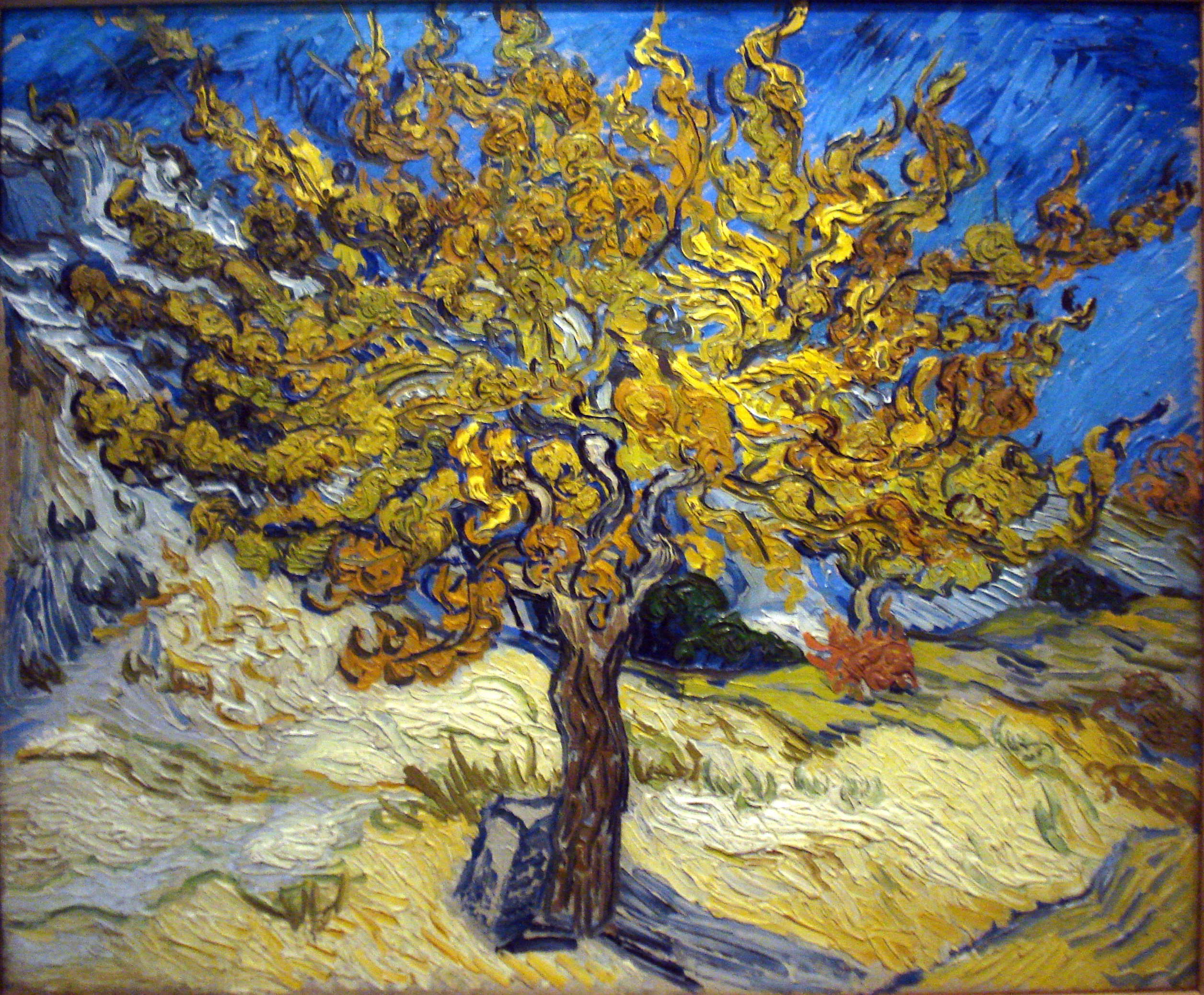 The Mulberry Tree by Vincent van Gogh - 1889 - 54 x 65 cm Norton Simon Museum
