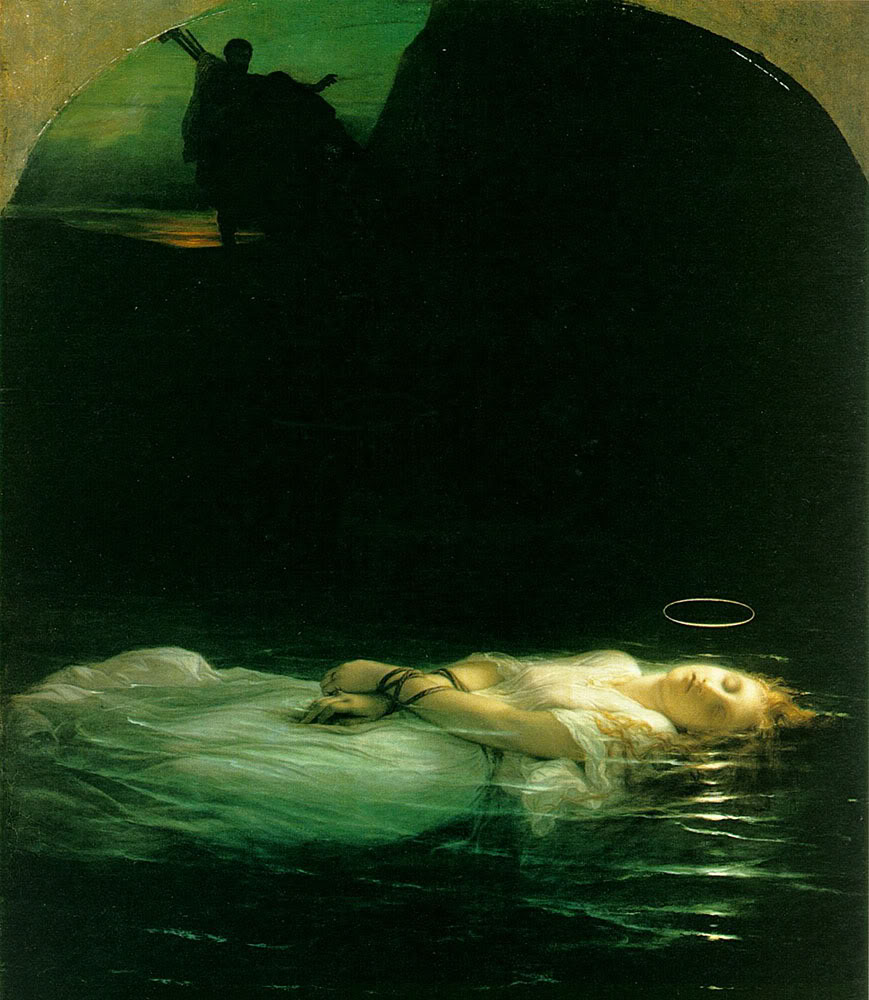 La Jeune Martyre by Paul Delaroche - 1853 - 1,71 x 1,48 cm Musée du Louvre