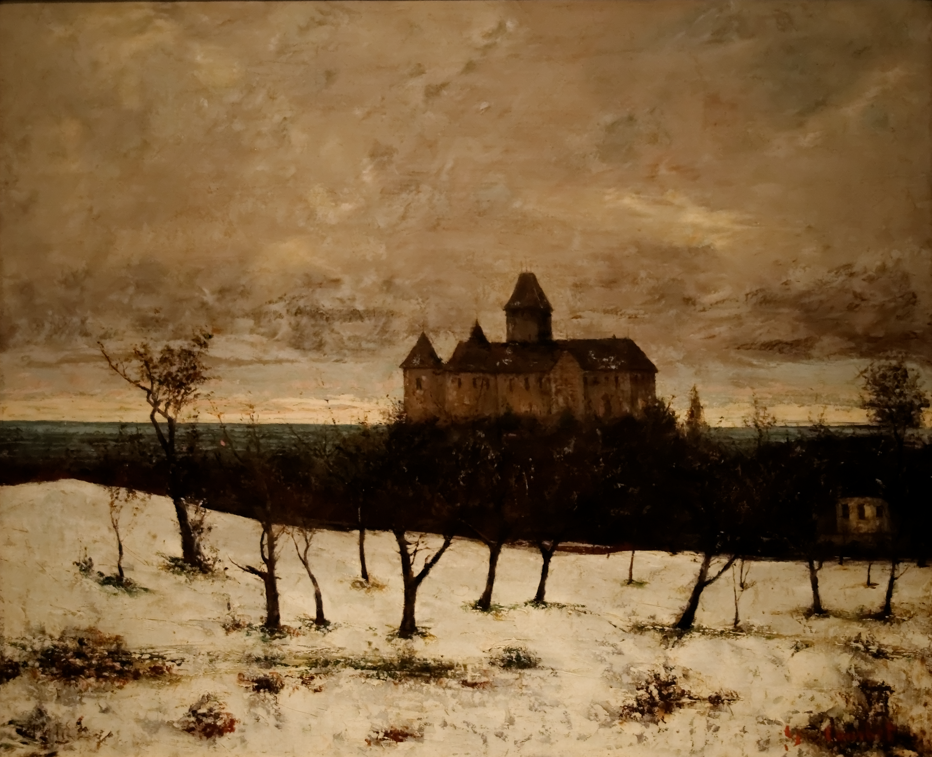 El castillo de Blonay by Gustave Courbet - 1875 - - Szépművészeti Múzeum