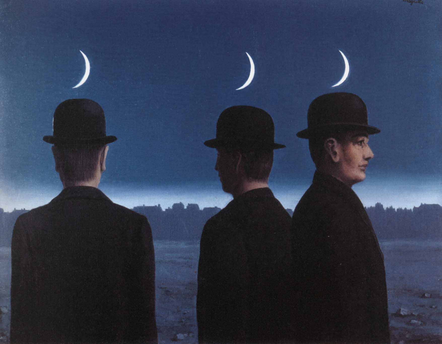 Los Misterios del Horizonte by René Magritte - 1955 Colección privada