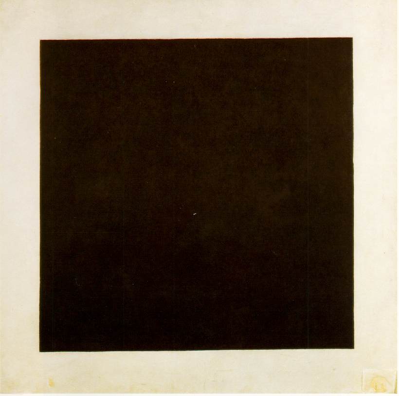 The Black Square (Czarny kwadrat na białym tle) by Kazimir Malevich - 1915 - 79,5 x 79,5 cm 