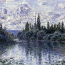 Bras de la Seine près de Vétheuil by Claude Monet via DailyArt mobile app