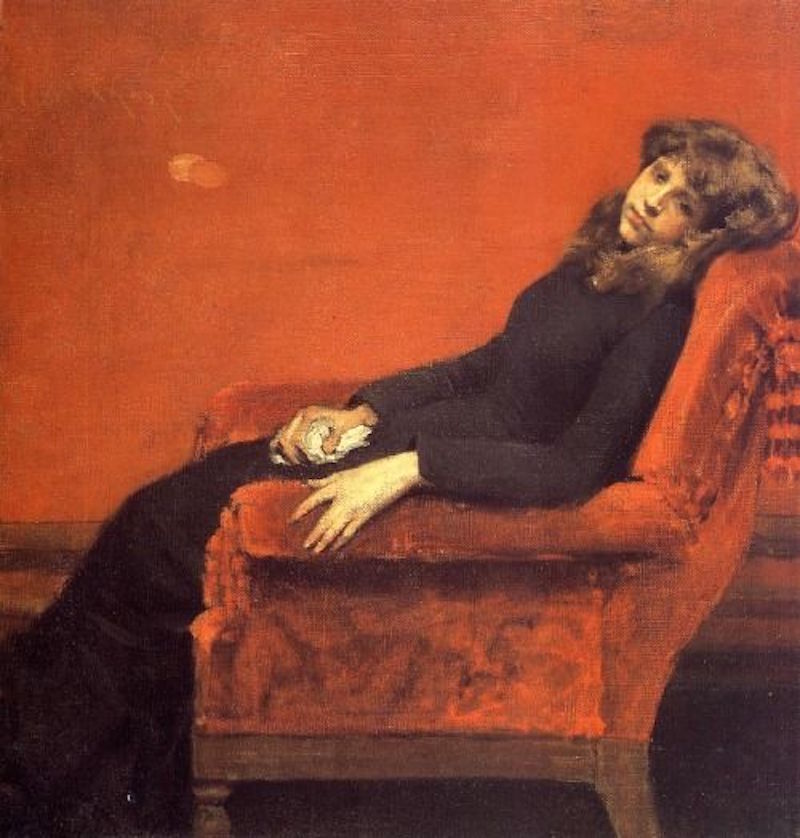 The Young Orphan by William Merritt Chase  - 1884 - - National Academy Museum & School
