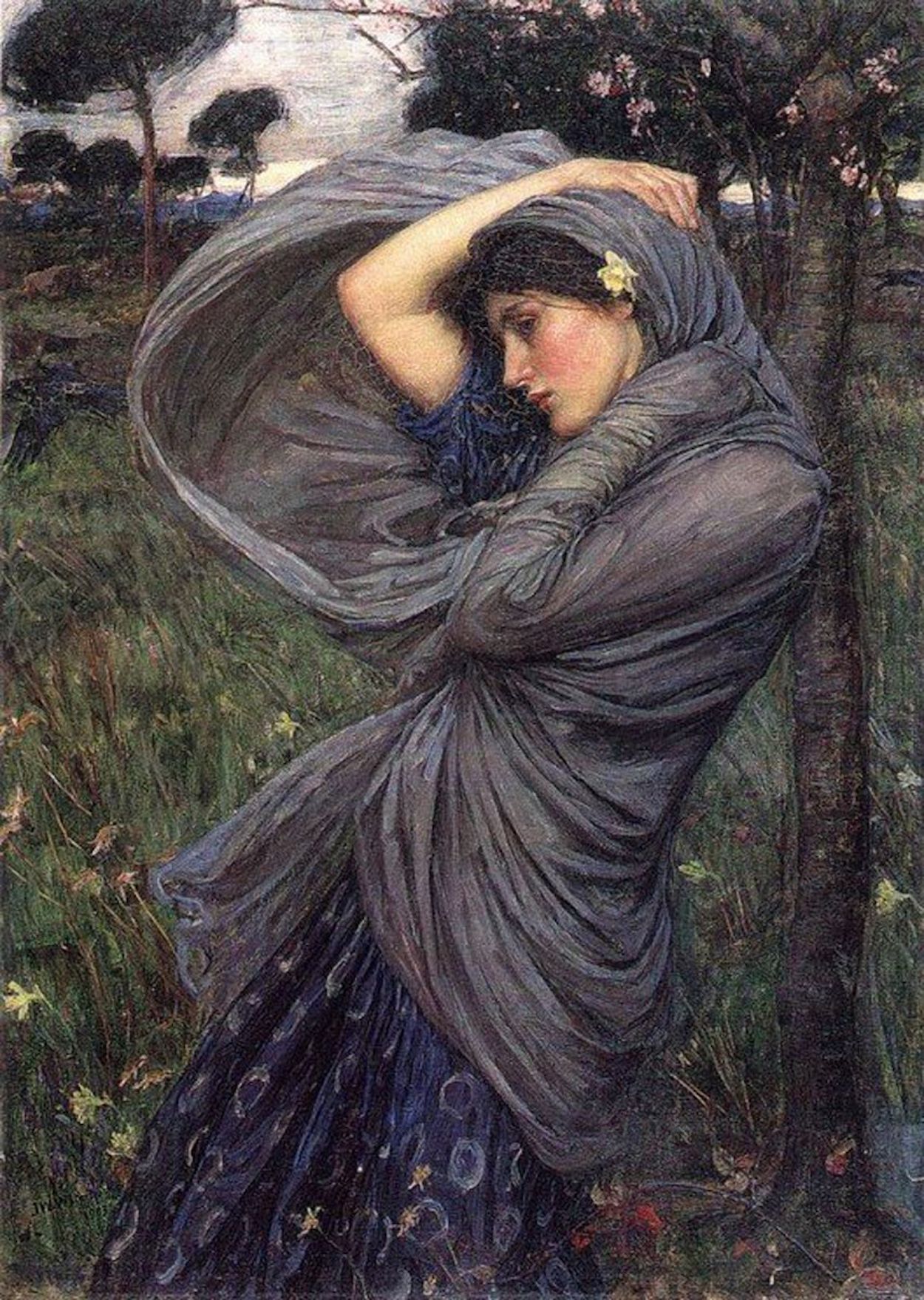 Boreasz by John William Waterhouse - 1903 - 68.8 x 94 cm 