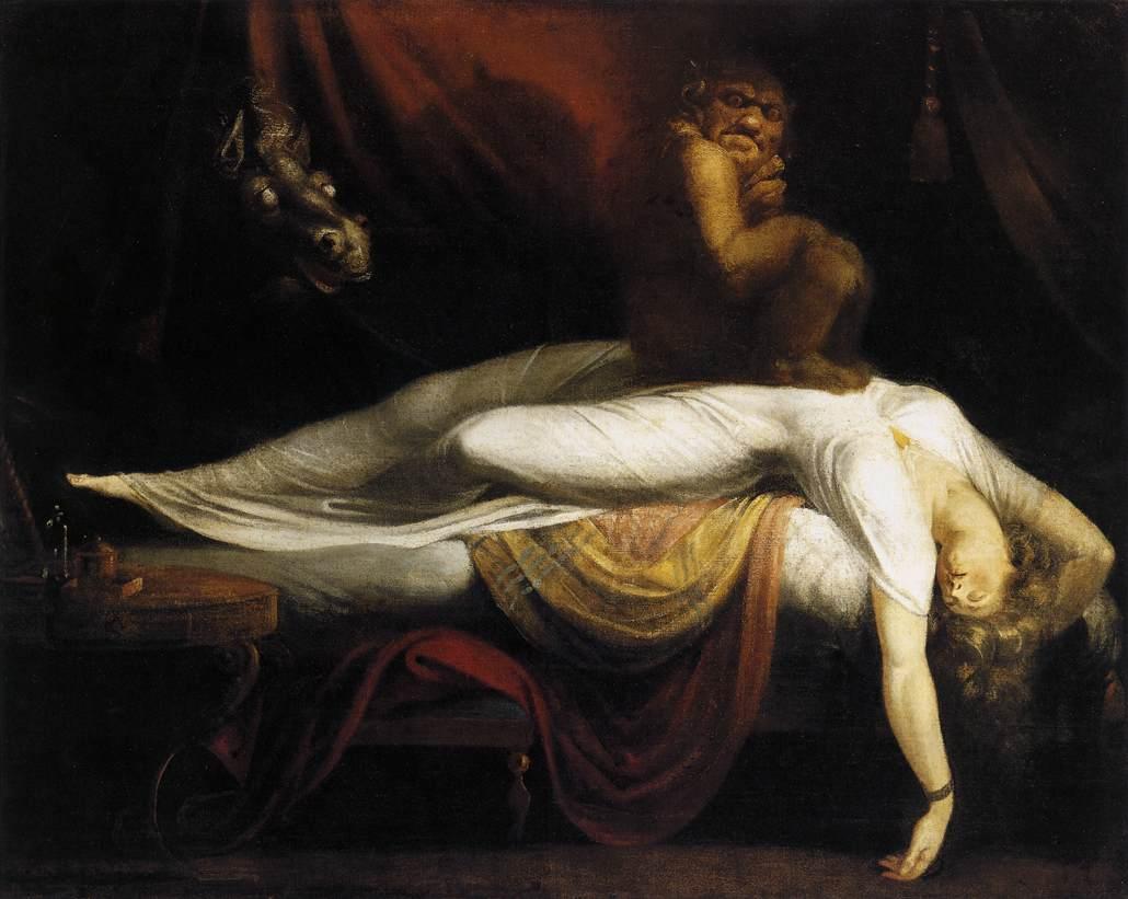Le cauchemar by Henry Fuseli - 1781 Detroit Institute of Arts