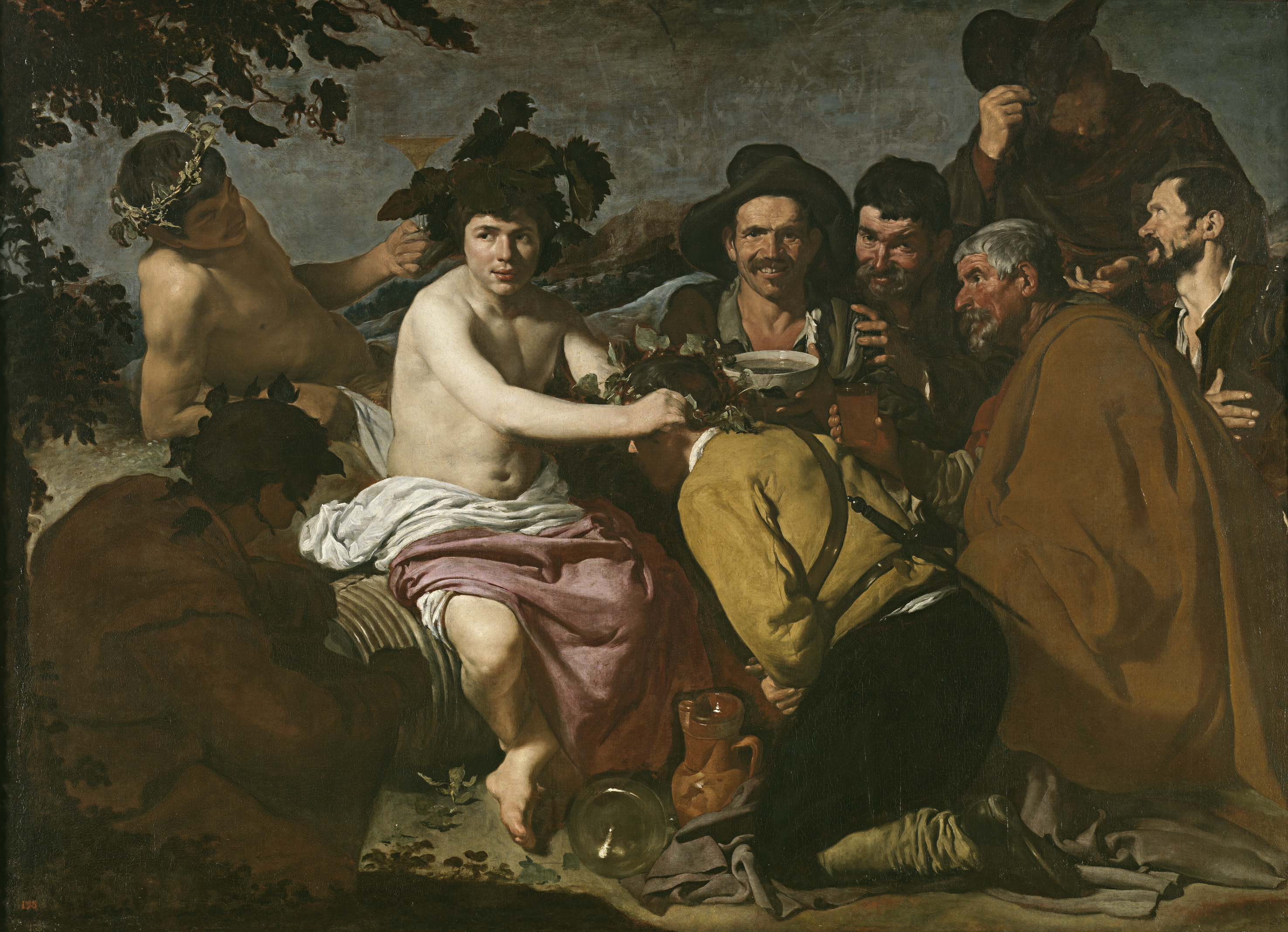 巴克斯的勝利 by Diego Velázquez - 1628-1629 - 165 cm × 225 cm 