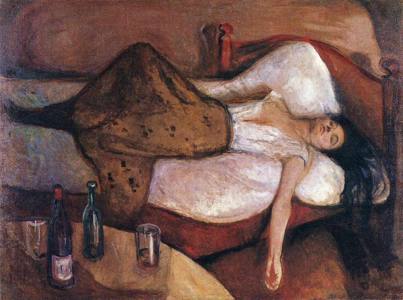 The Day After by Edvard Munch - 1894/95 - 115 x 152 cm Nasjonalmuseet