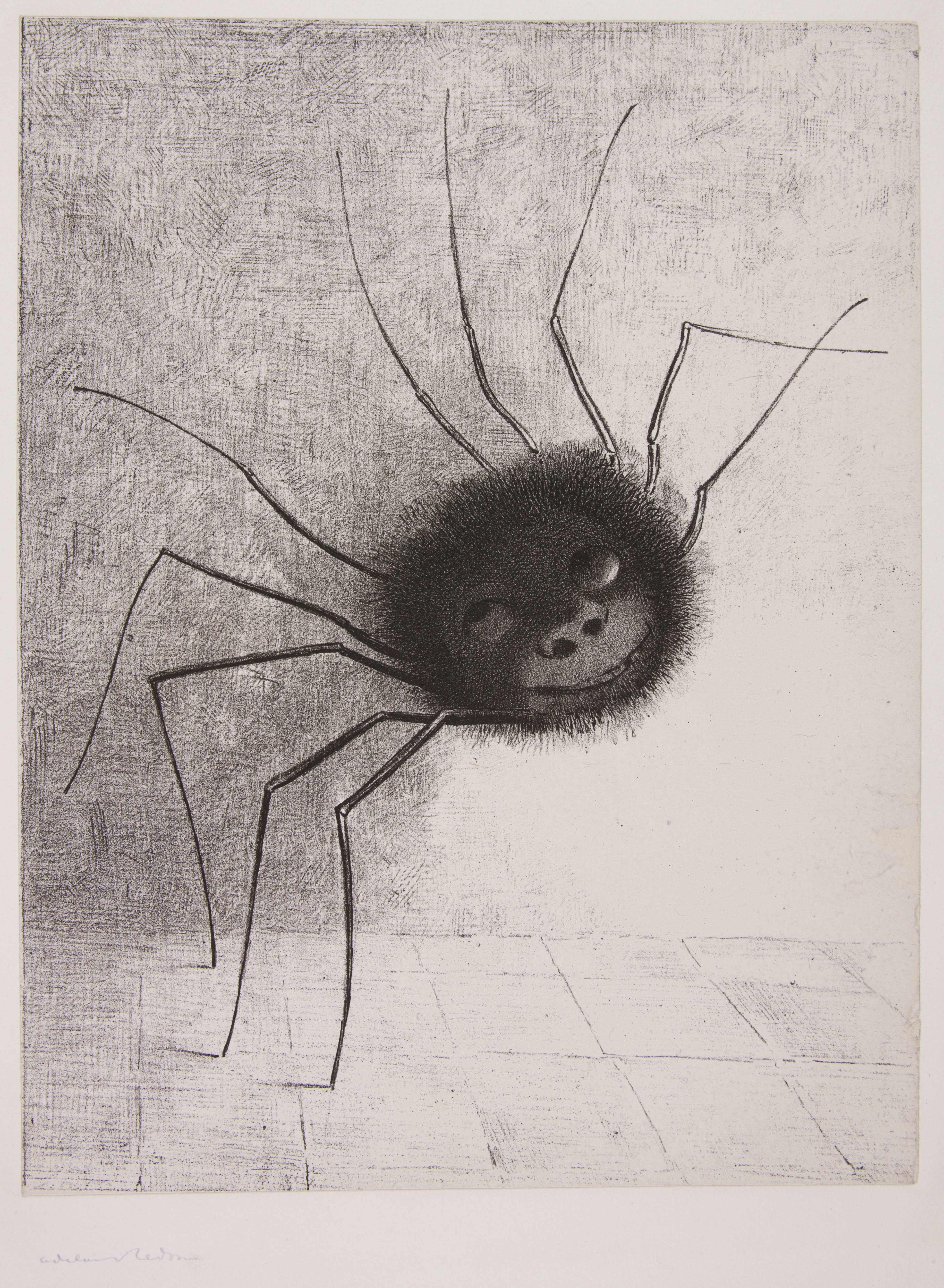 Pavouk by Odilon Redon - 1887 - -- 