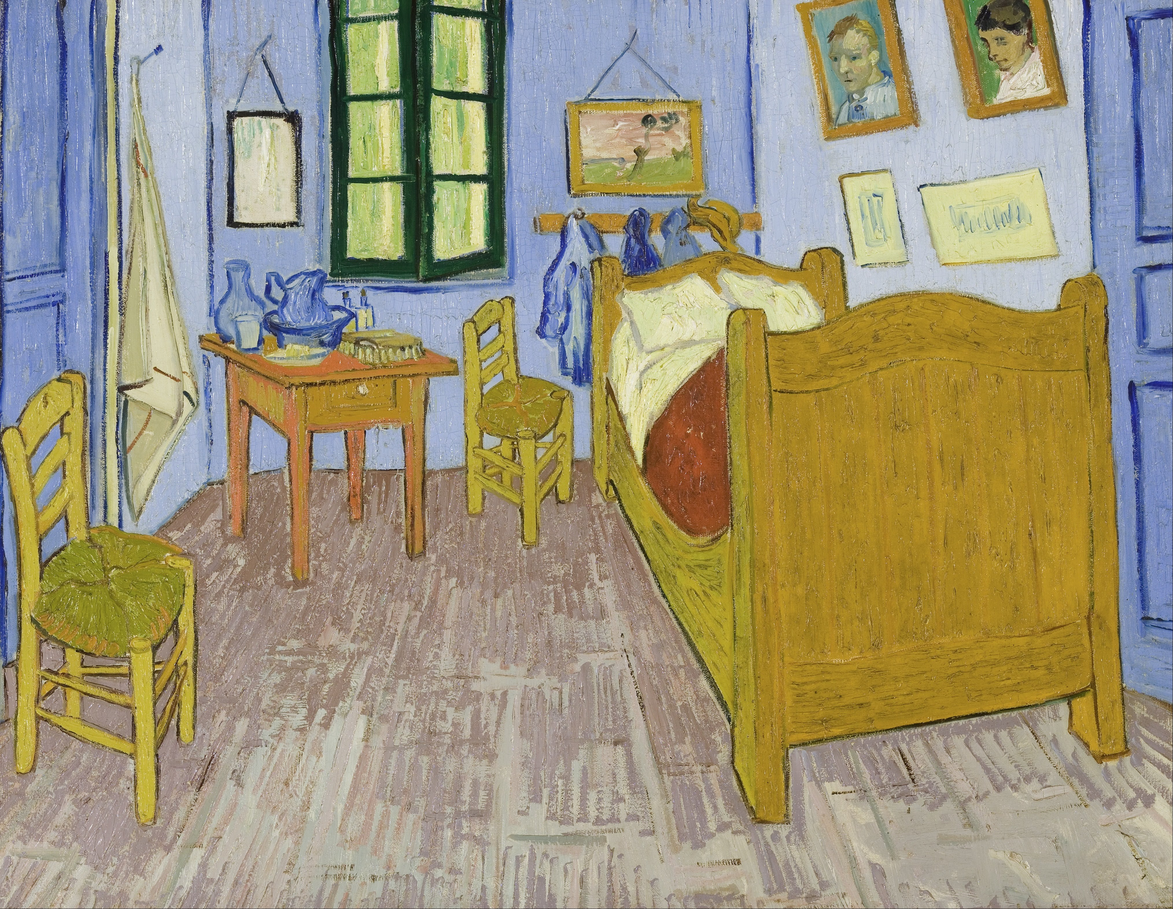 阿尔勒的卧室 by 文森· 威廉·梵高 - 1888 - 72 x 90 cm 梵高博物馆