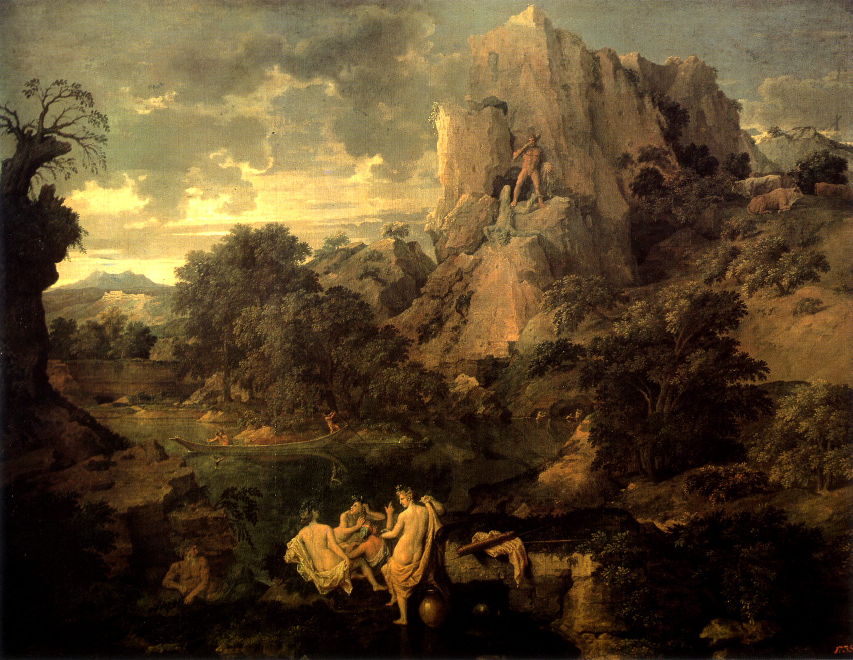 Landscape with Hercules and Cacus by Nicolas Poussin - 1658-1659 - 156 x 202 cm The Pushkin Museum of Fine Art