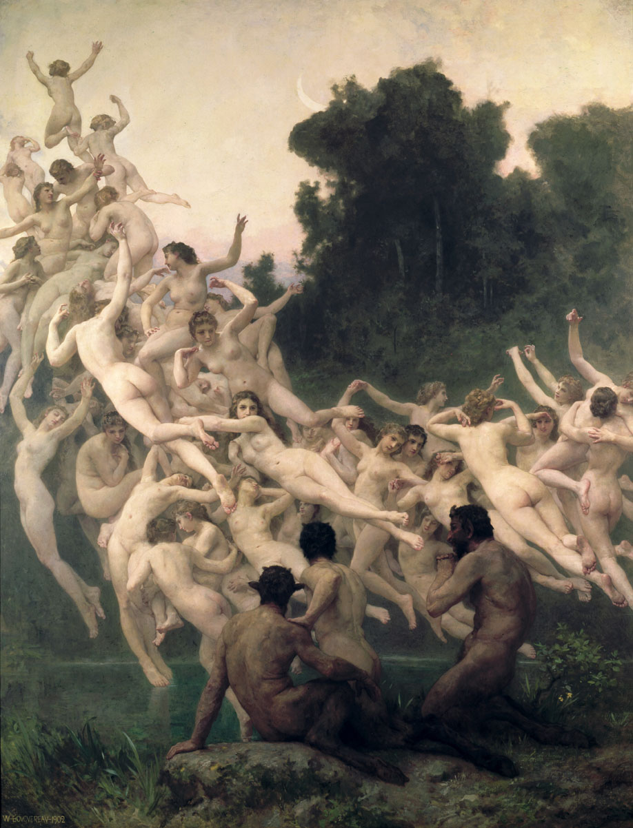 The Oreads by William-Adolphe Bouguereau - 1902 - 236 x 182 cm Musée d'Orsay