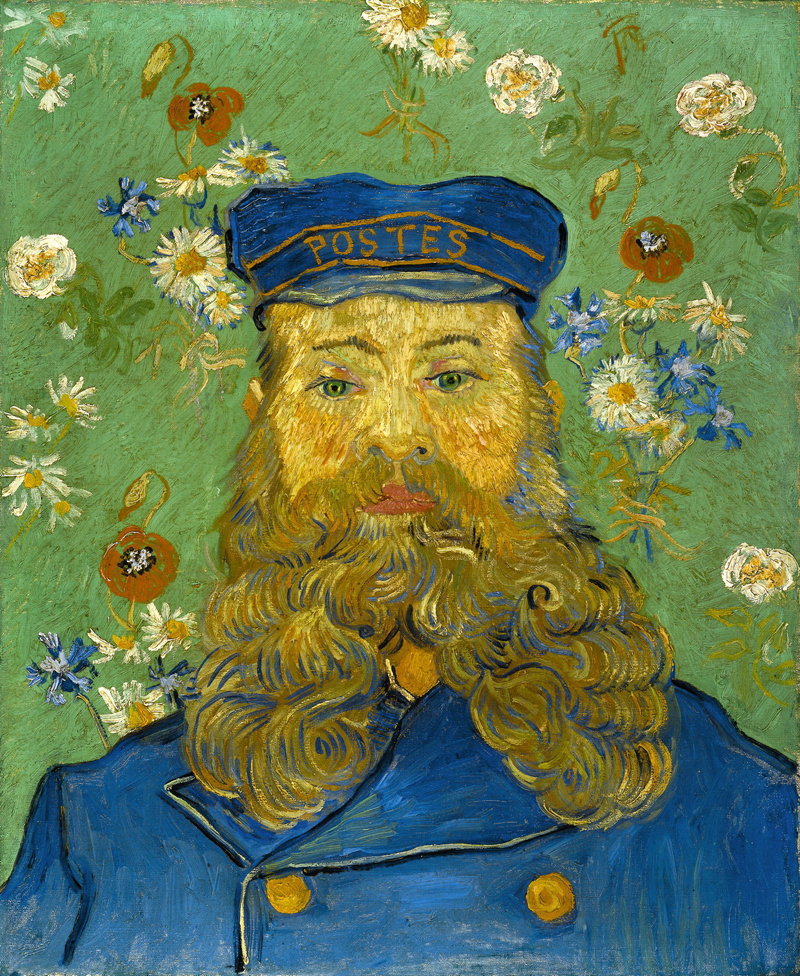 Portrait of Joseph Roulin by Vincent van Gogh - February-March 1889 - 65 x 53,9 cm Kröller-Müller Museum