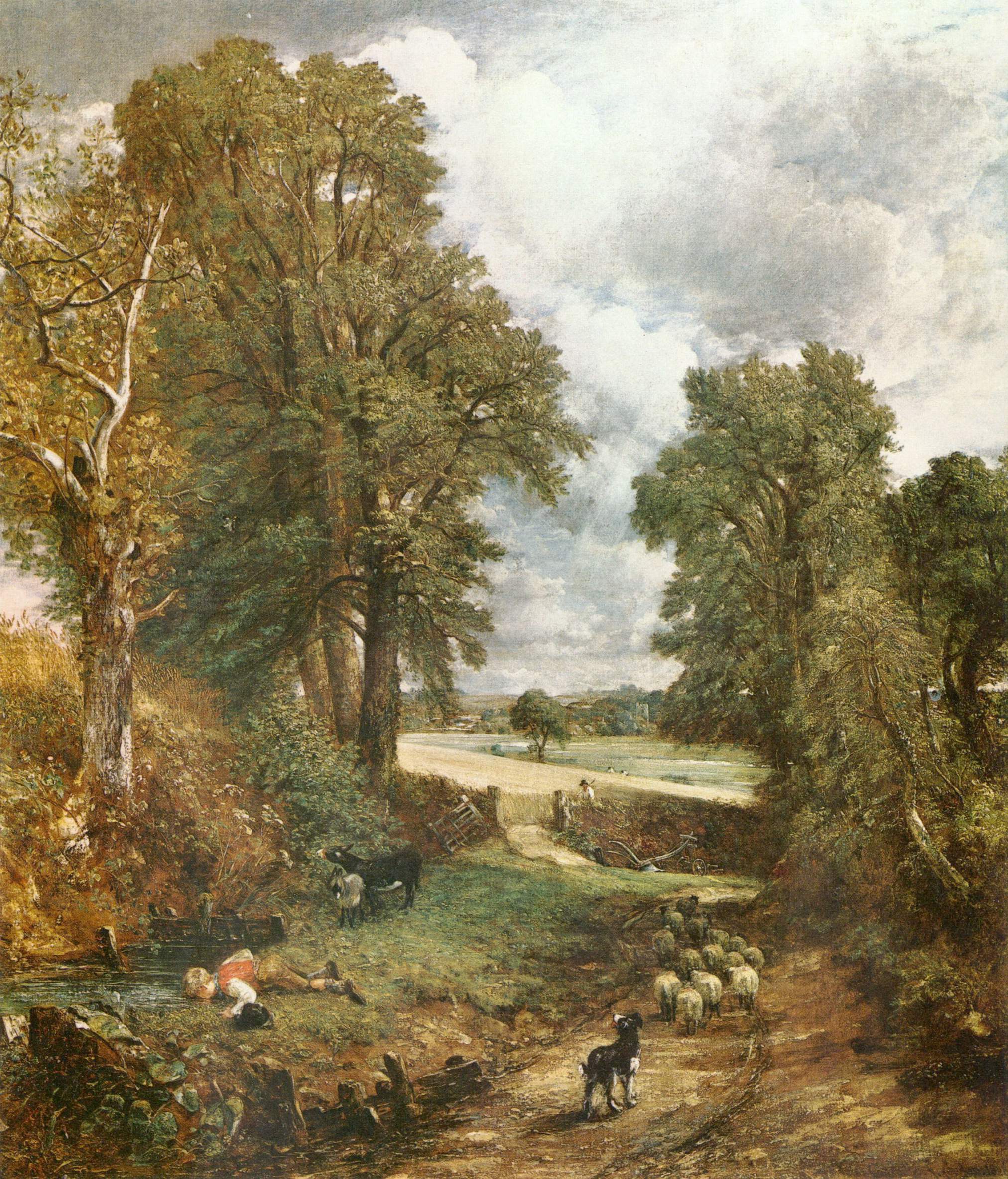 Kukuřičné pole by John Constable - 1826 - 1,43 m x 1,22 m 