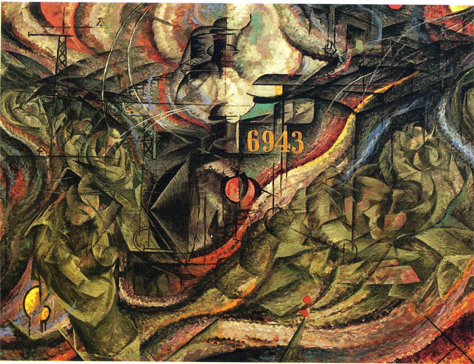 States of Mind I: The Farewells by Umberto Boccioni - 1911 - 70.5 x 96.2 cm Museum of Modern Art